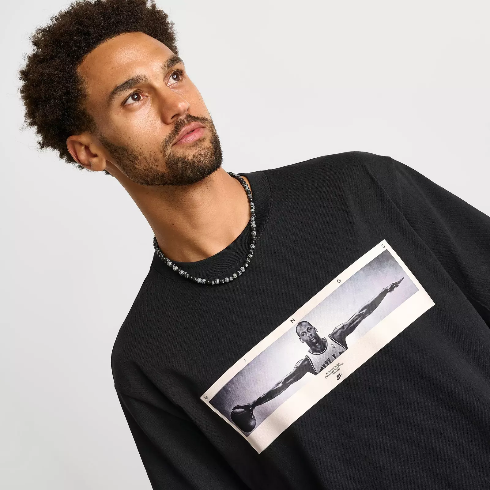 Men's Jordan Wings Photo Graphic T-Shirt