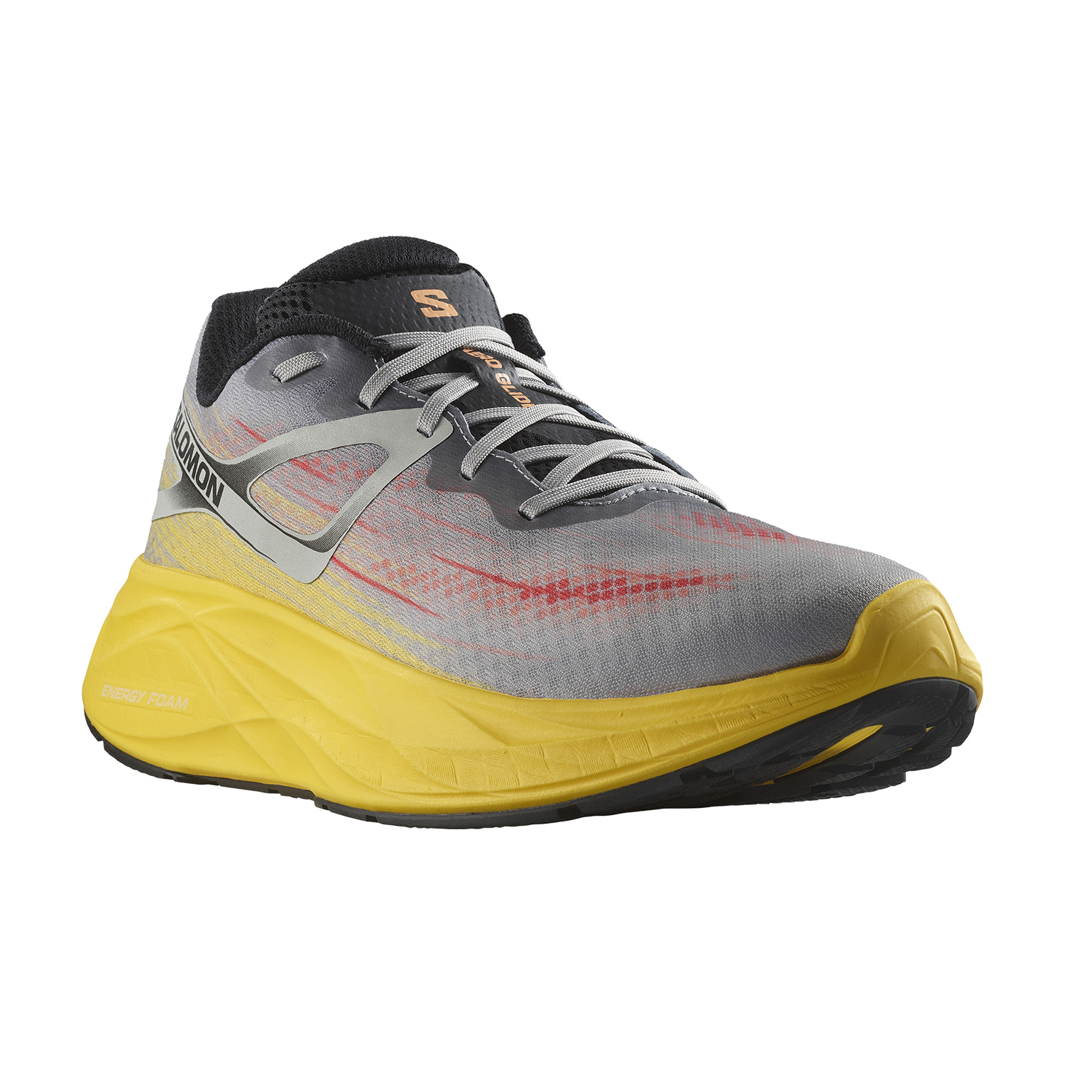 Salomon Aero Glide Ghost Gray/Lemon/Black