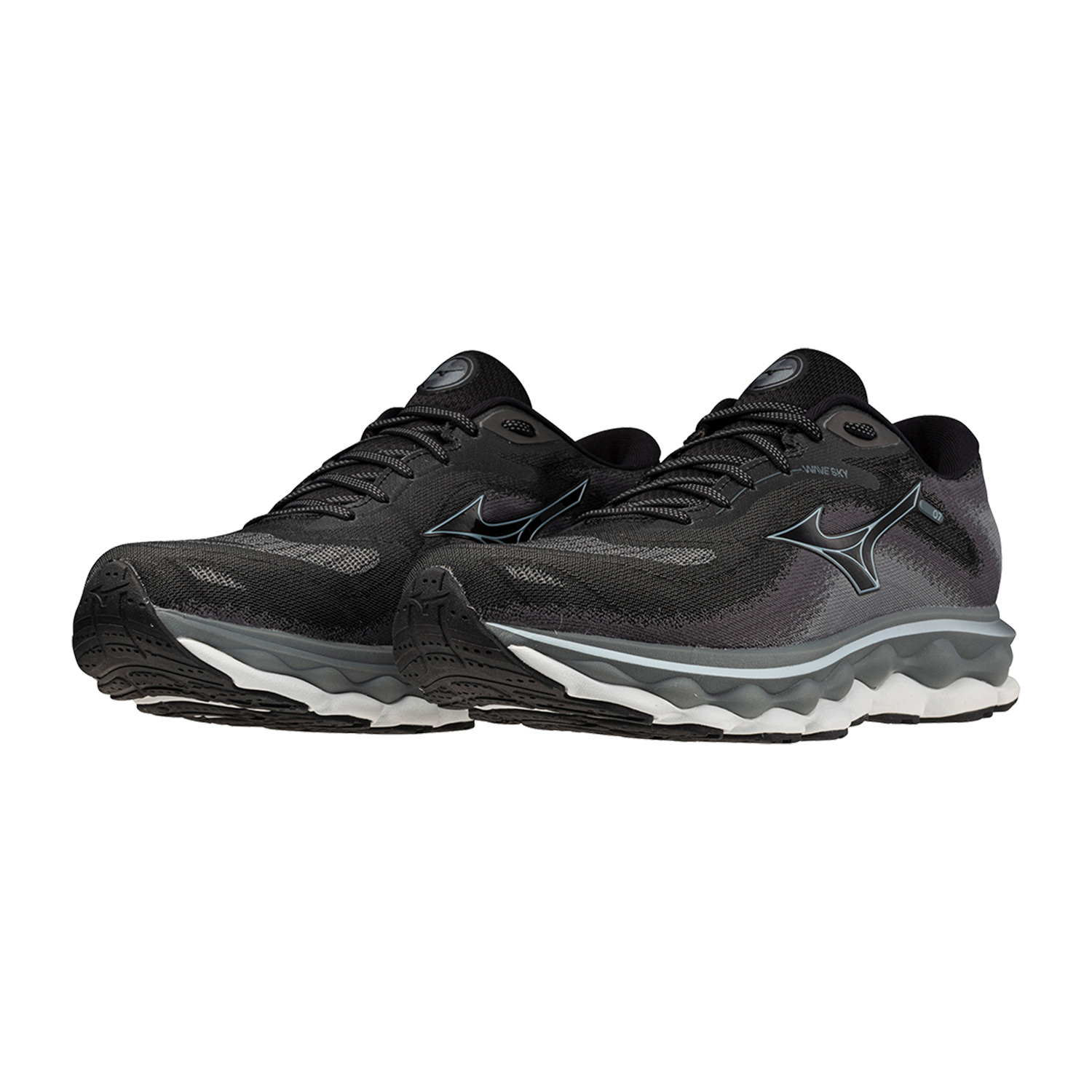 Mizuno Wave Sky 7 Black/Glacial Ridge/Stormy Weather