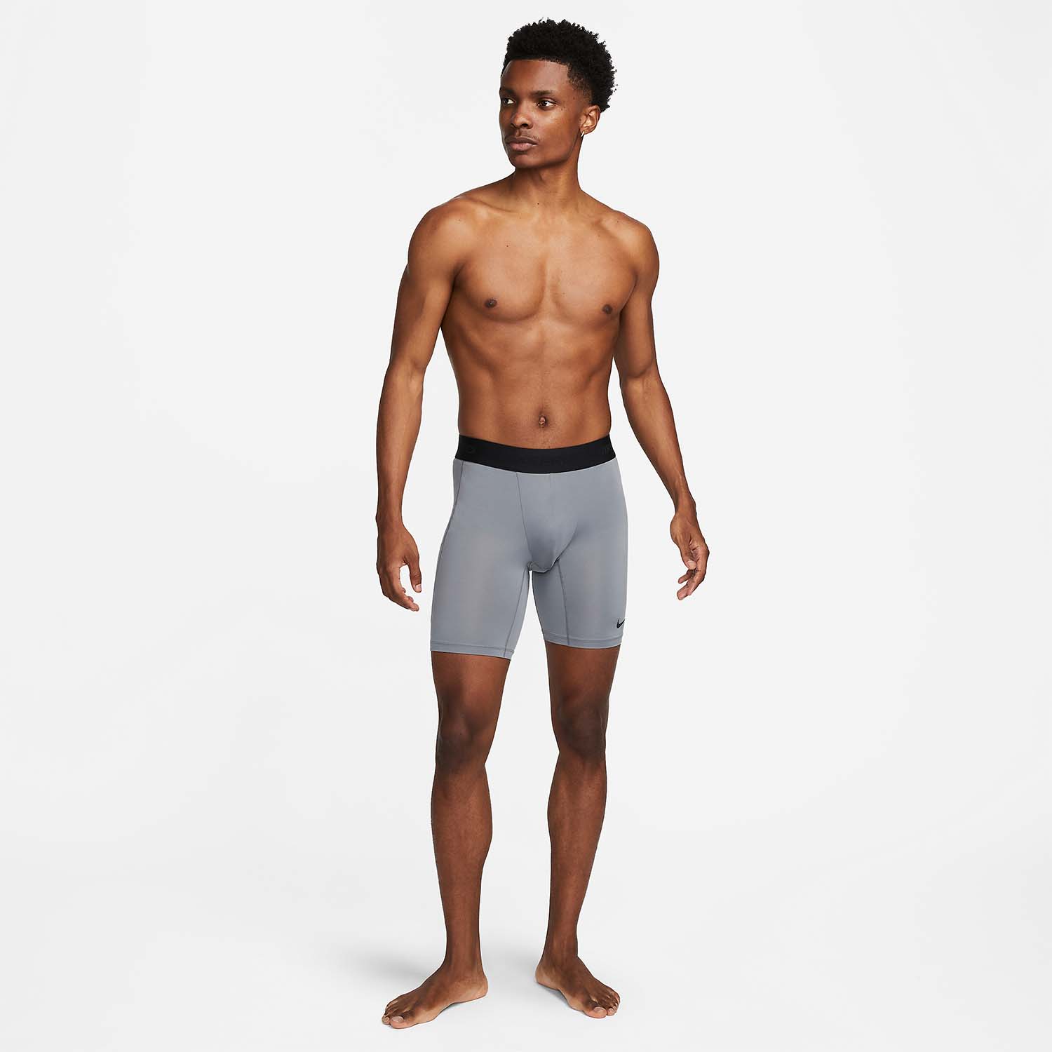 Nike Pro Calzamaglia Corta Smoke Grey/Black