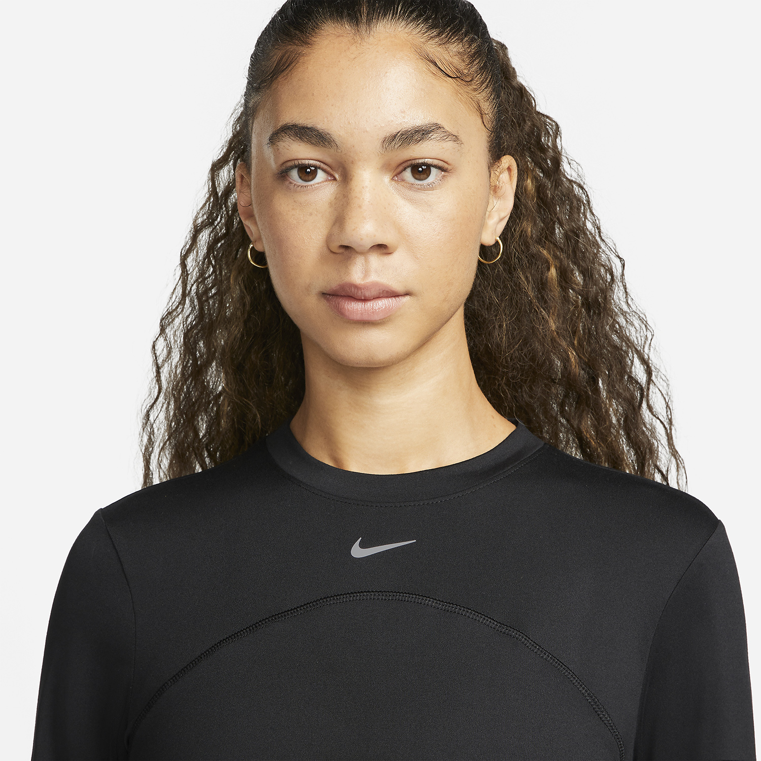 Nike Dri-FIT Swift Element UV Maglia Black/Reflective Silver