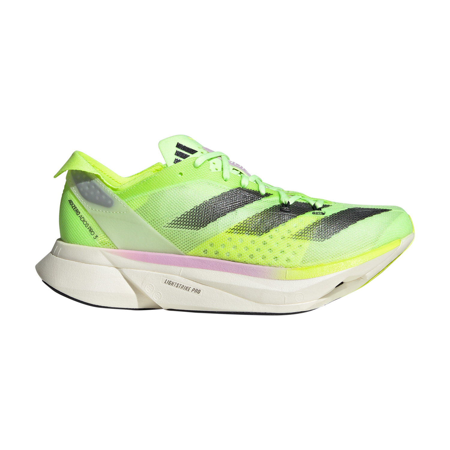adidas Adizero Adios Pro 3 Aurora Black/Zero Metalic/Lucid Lemon