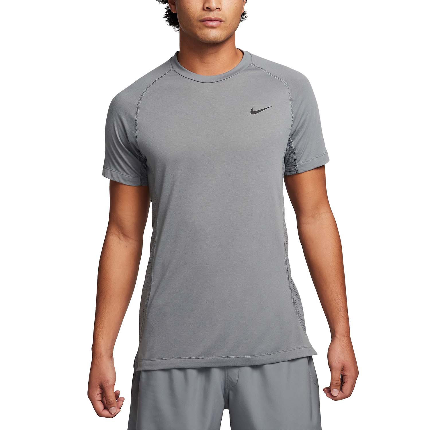 Nike Dri-FIT Flex Rep Maglietta Smoke Grey/Black