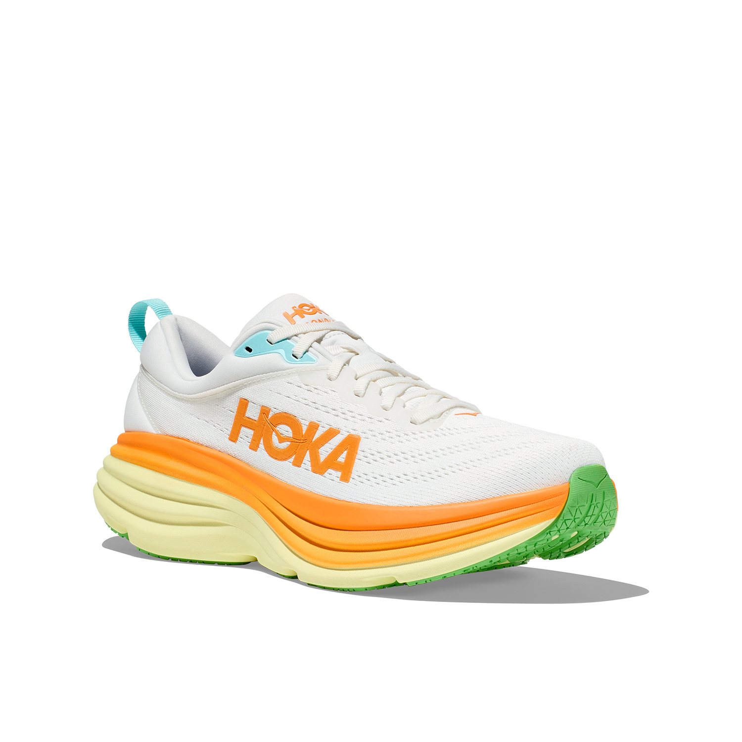 Hoka Bondi 8 Blanc De Blanc/Solar Flare