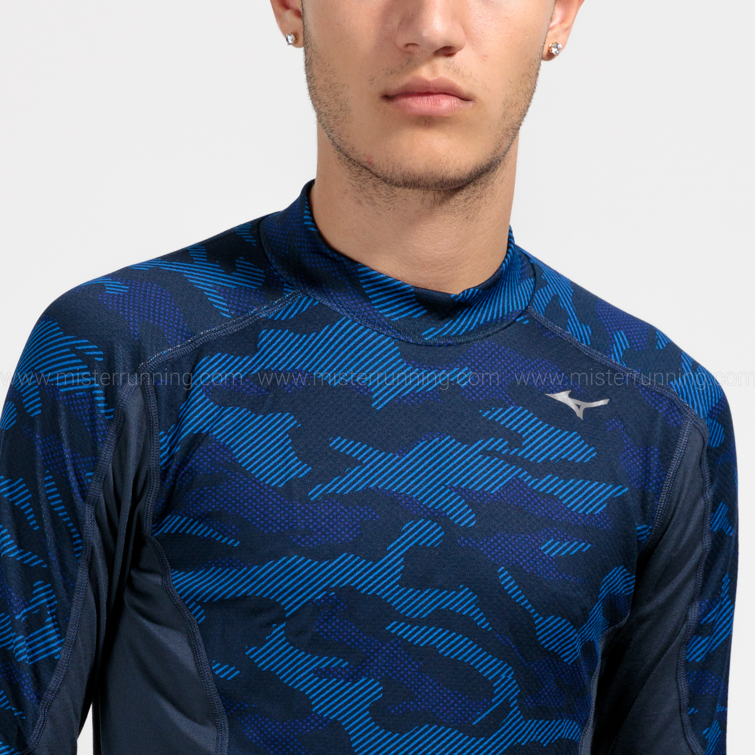 Mizuno Virtual Body G3 Camo Maglia Surf Blue