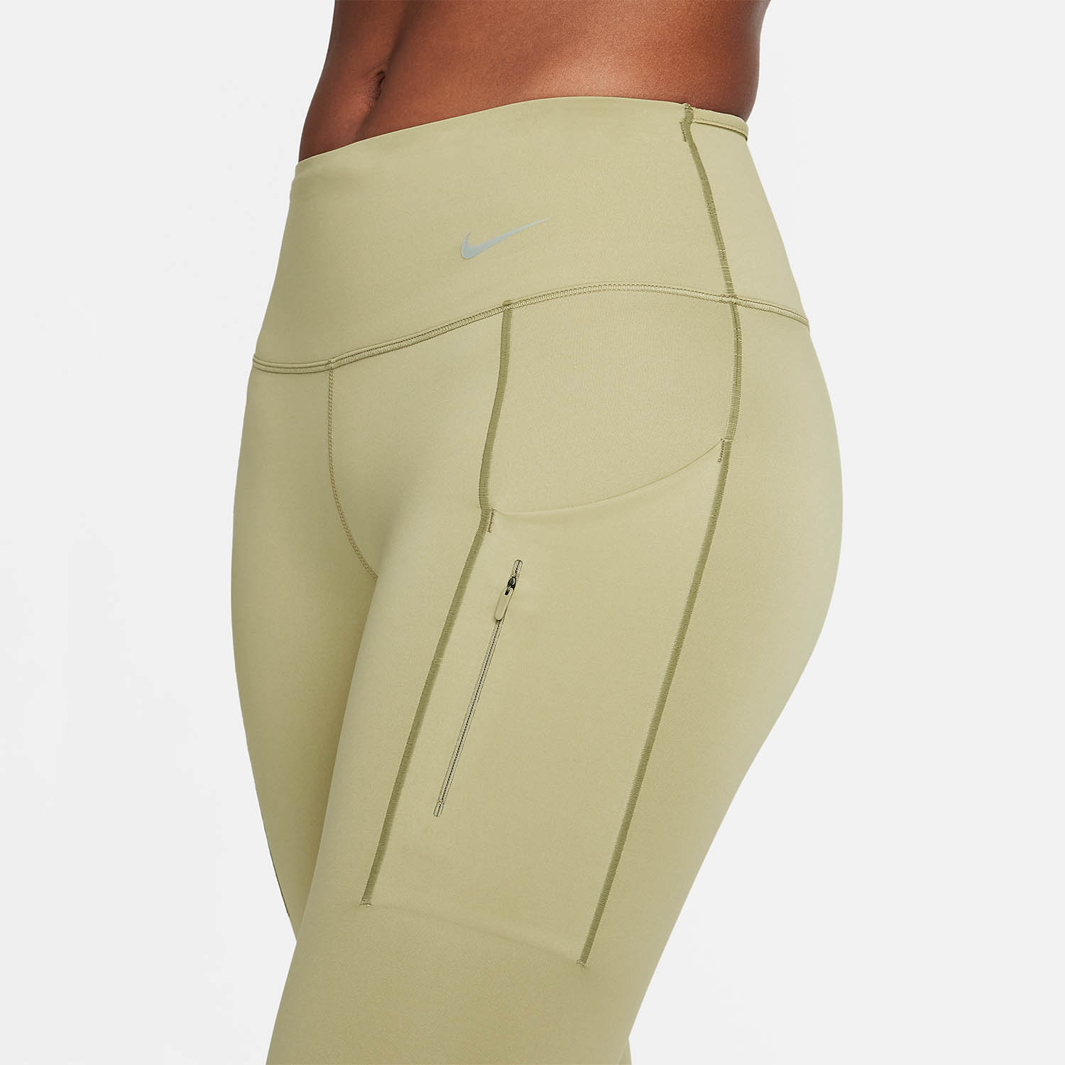 Nike Go Swoosh 7/8 Tights Neutral Olive/Black
