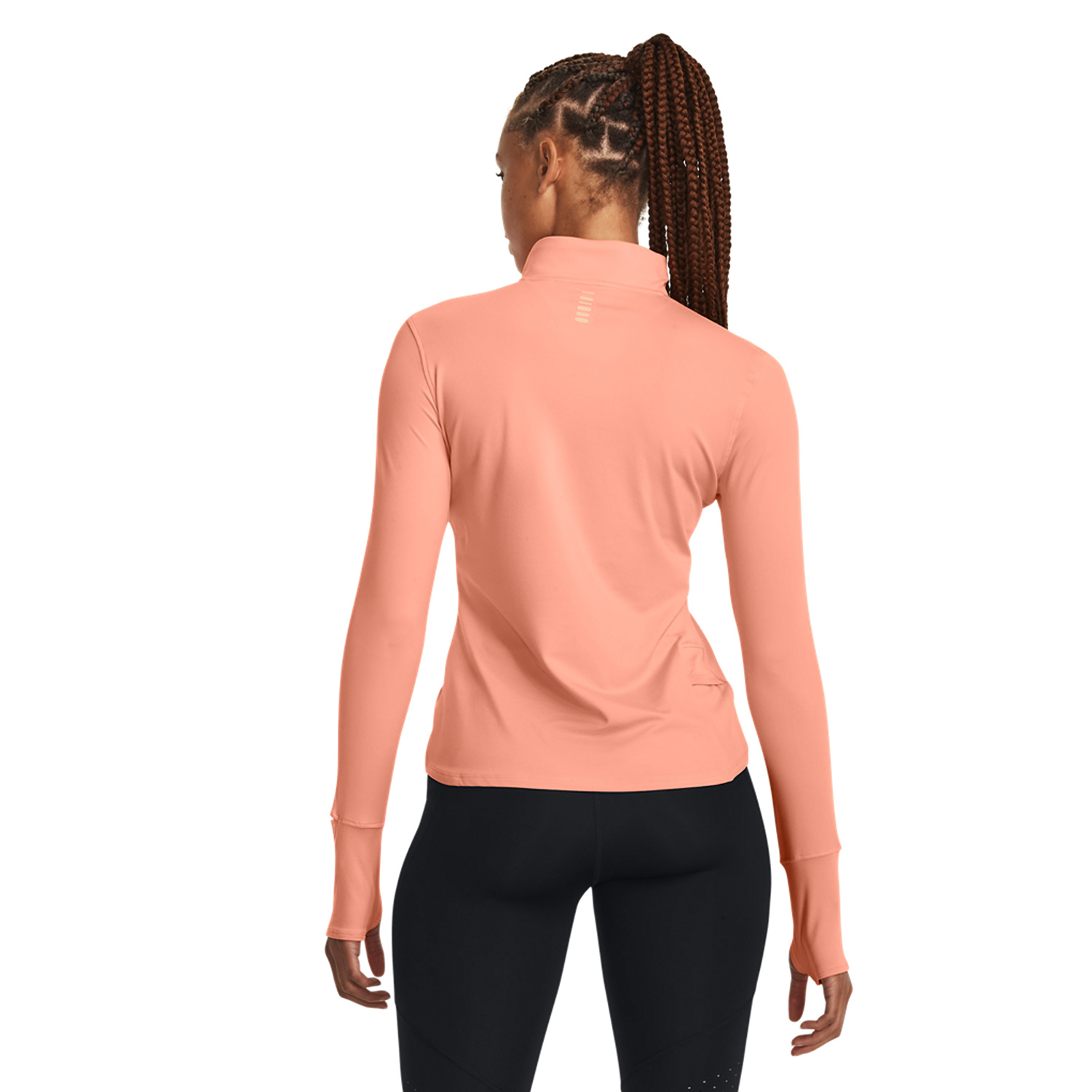 Under Armour Qualifier Run 2.0 Maglia Bubble Peach/Reflective