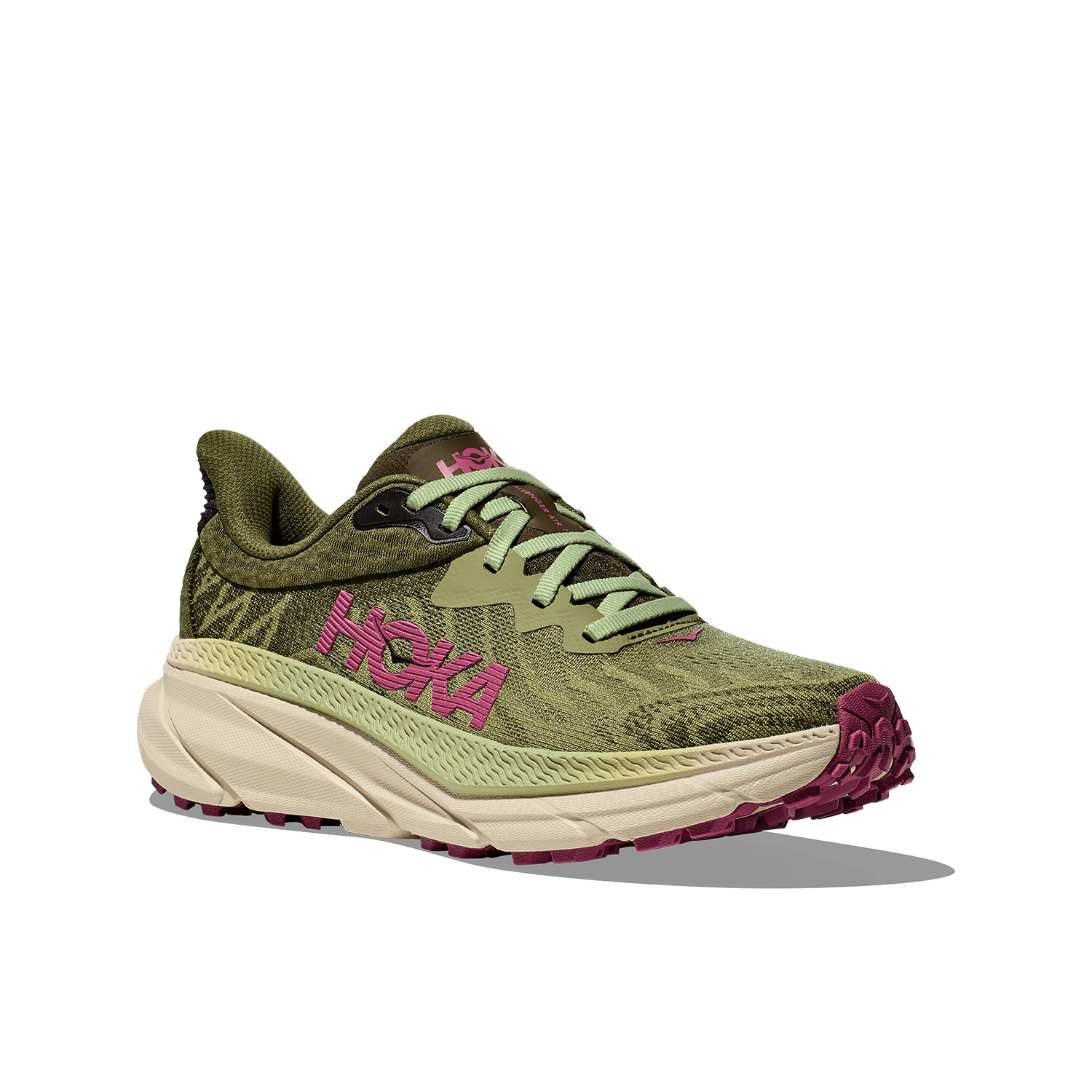 Hoka Challenger 7 Forest Floor/Beet Root