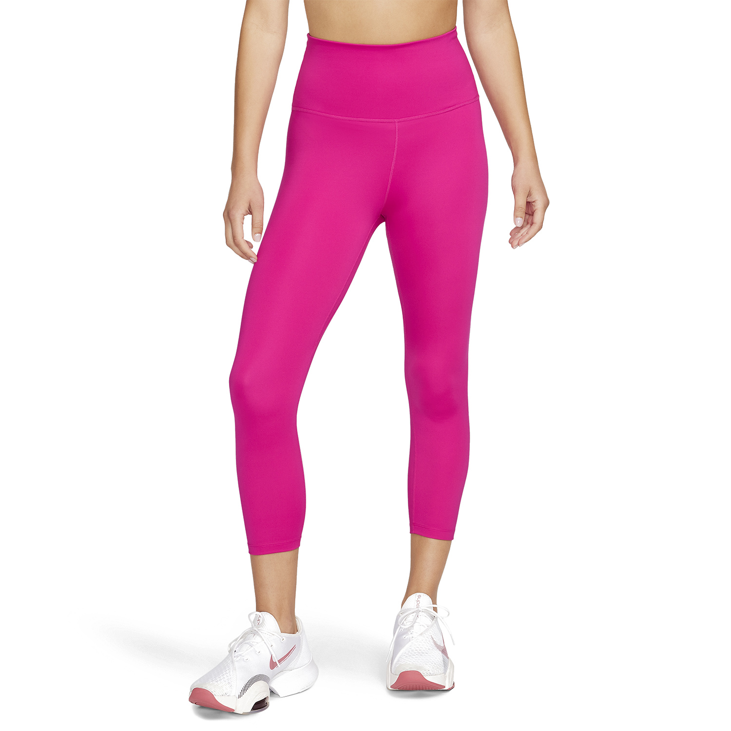 Nike One 7/8 Tights Fireberry/White