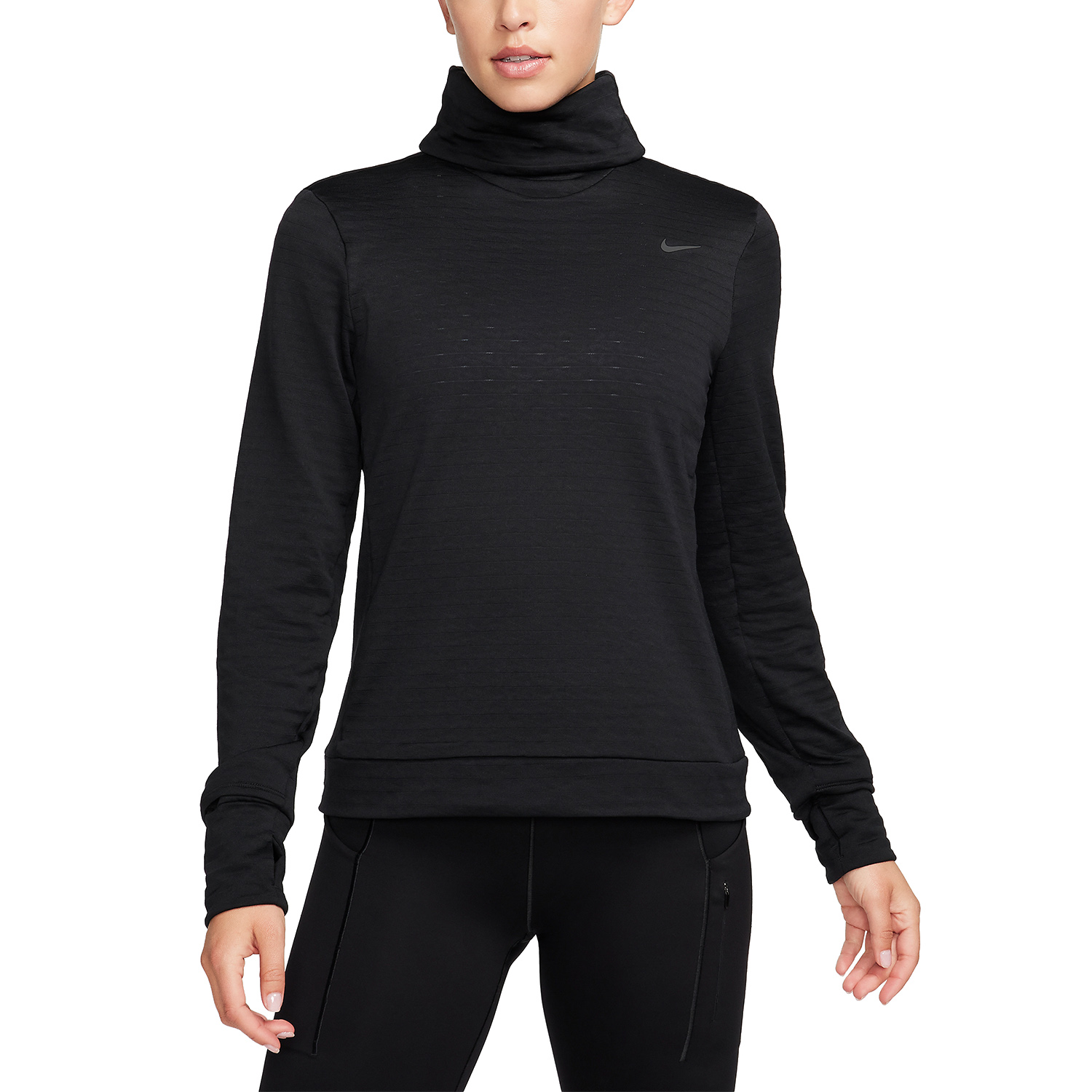 Nike Therma-FIT Element Swift Maglia Black/Reflective Silver
