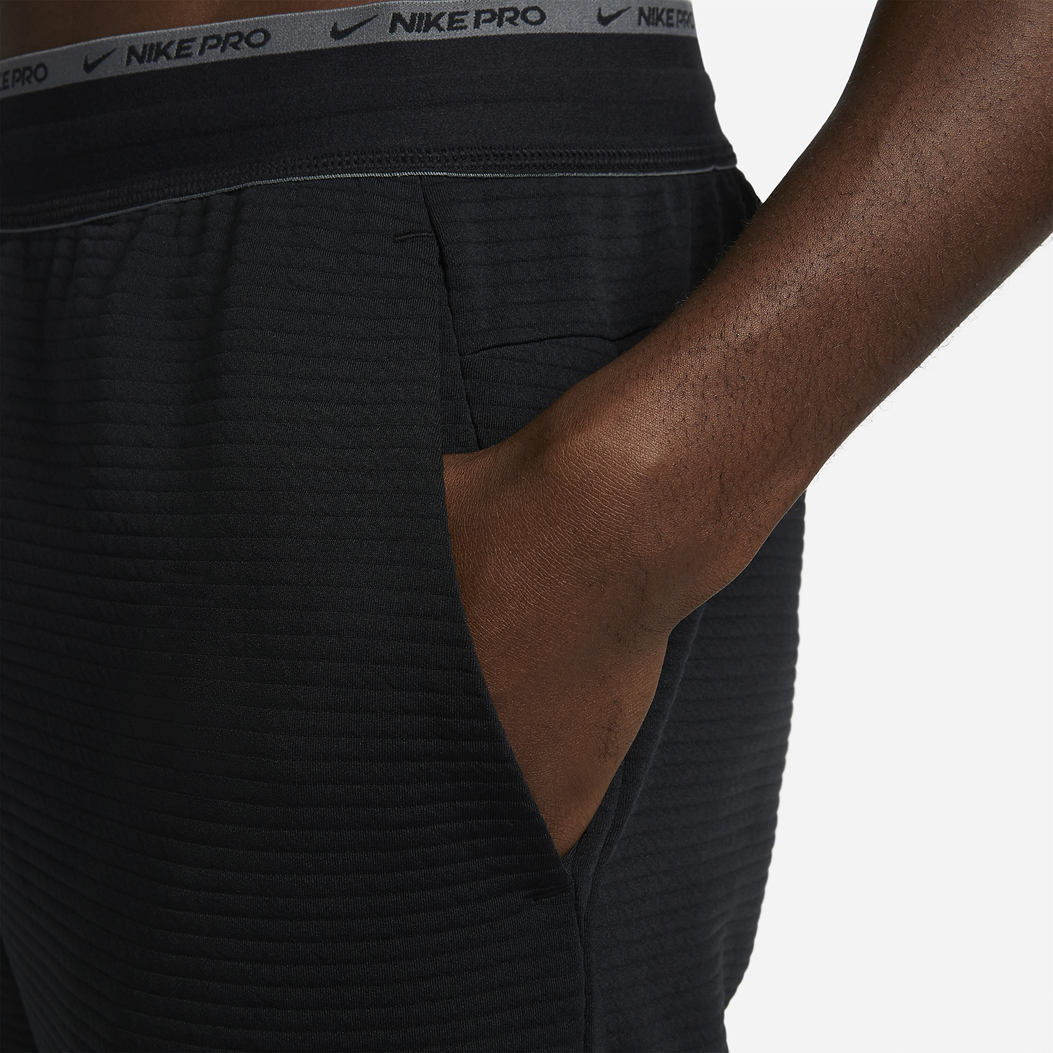 Nike Dri-FIT Pro Pantaloni Black/Iron Grey