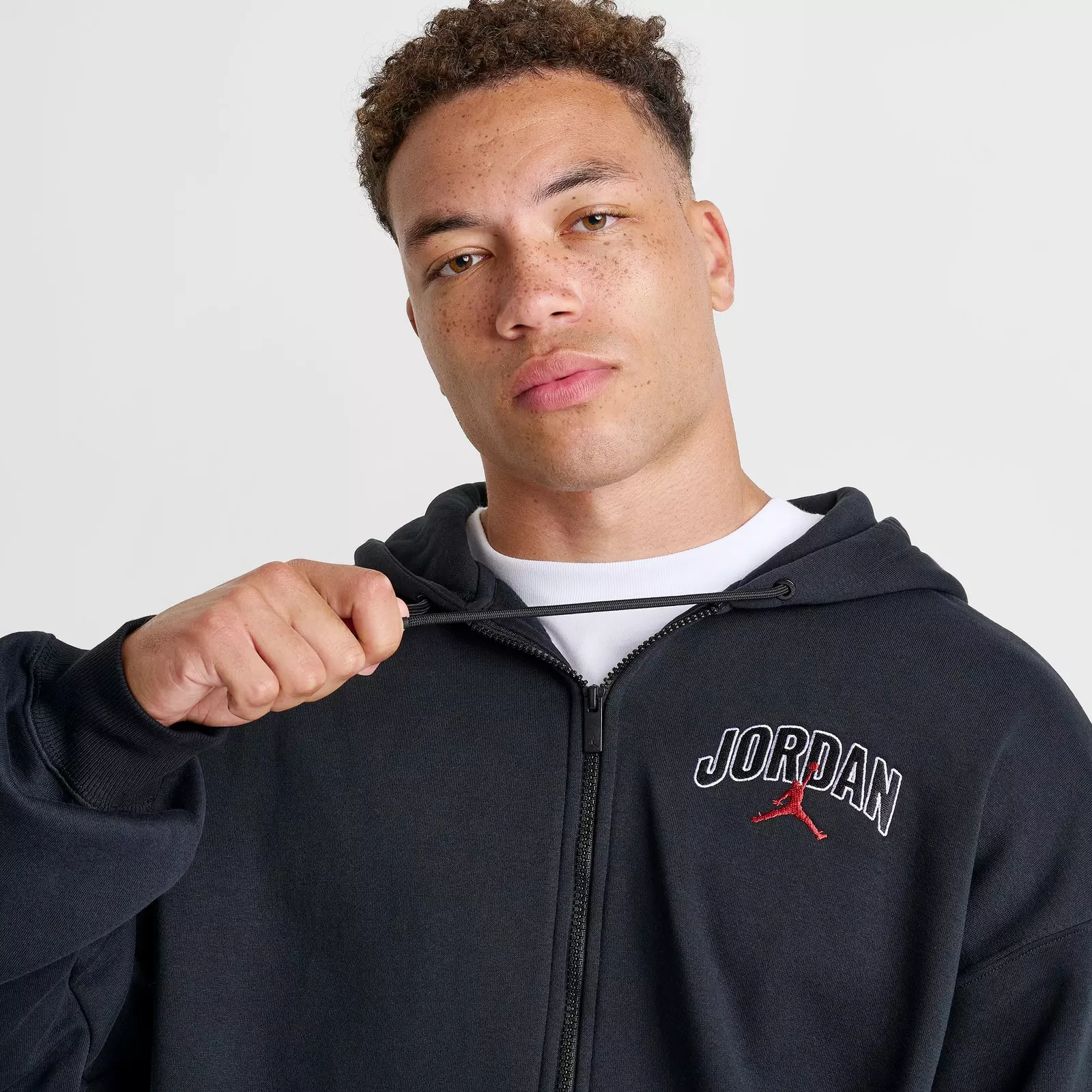 Men's Jordan Brooklyn Fleece Oversized Full-Zip Hoodie