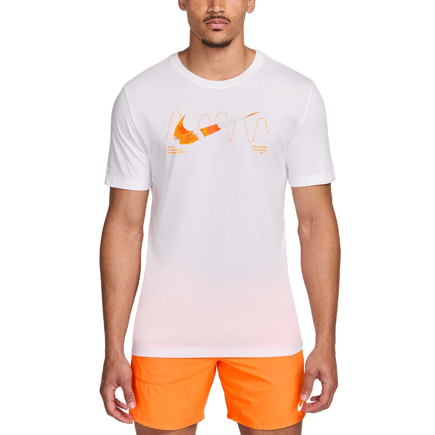 Nike Dri-FIT Graphic Maglietta White