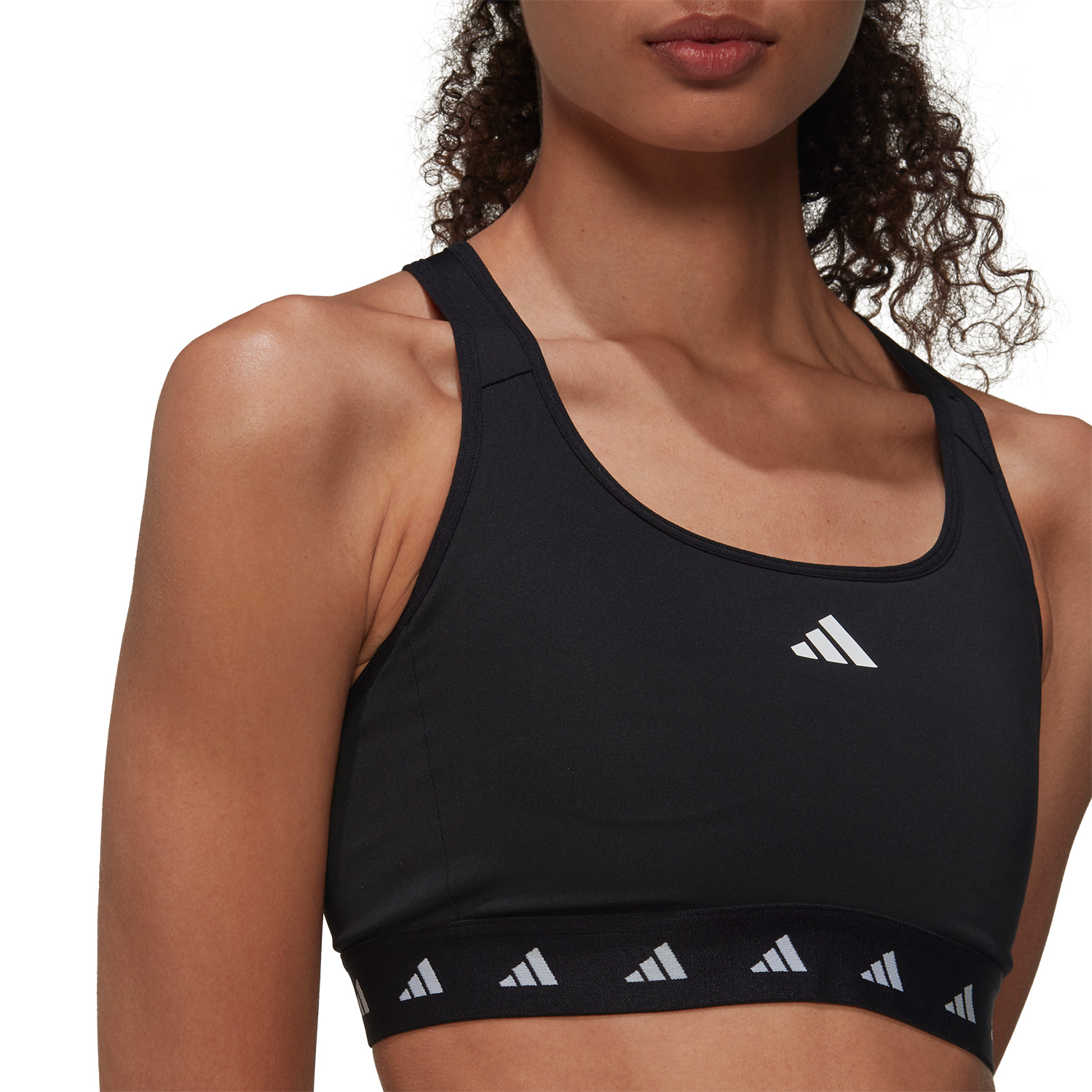 adidas Power Reggiseno Sportivo Black