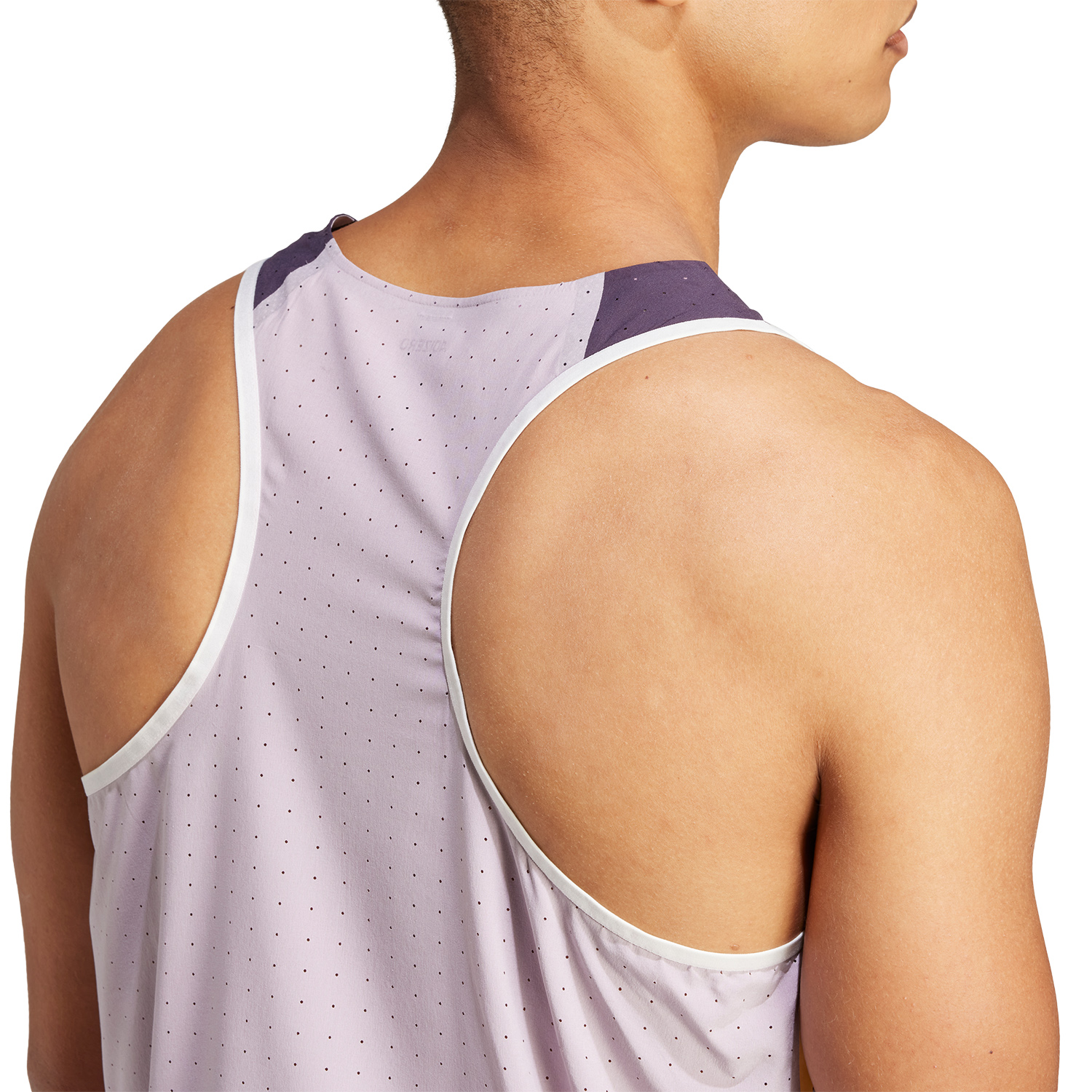 adidas adizero Promo Canotta Aurora Black/Preloved Fig