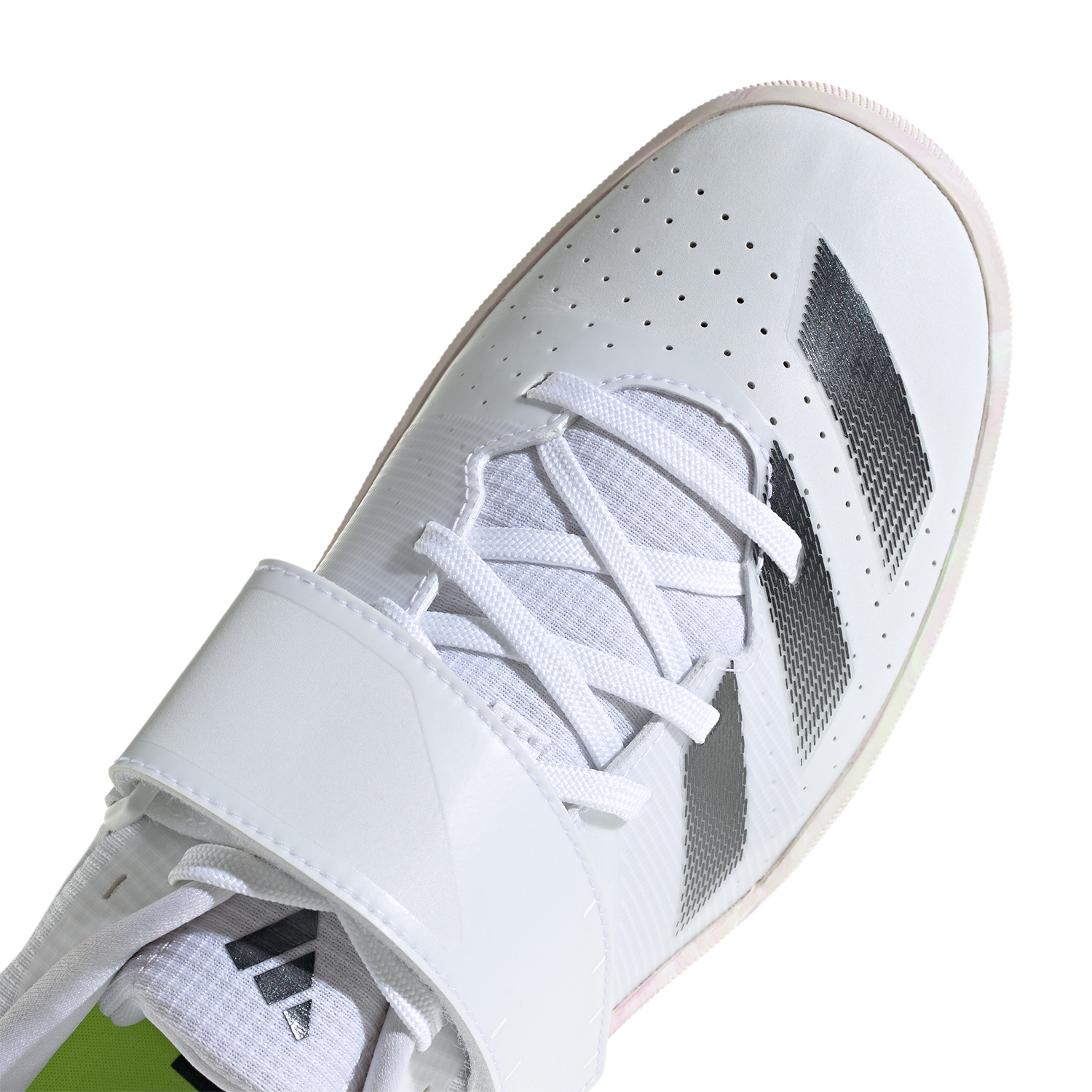 adidas adizero Throws Cloud White/Core Black/Green Spark