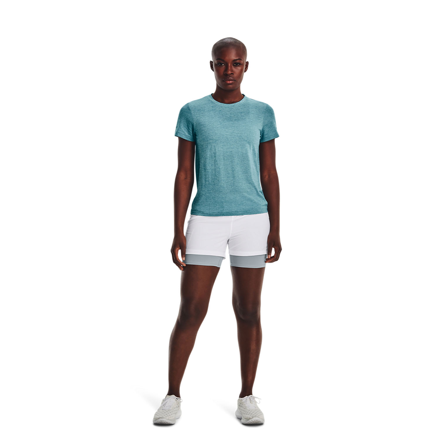 Under Armour Elite 2 in 1 3in Pantaloncini White/Reflective