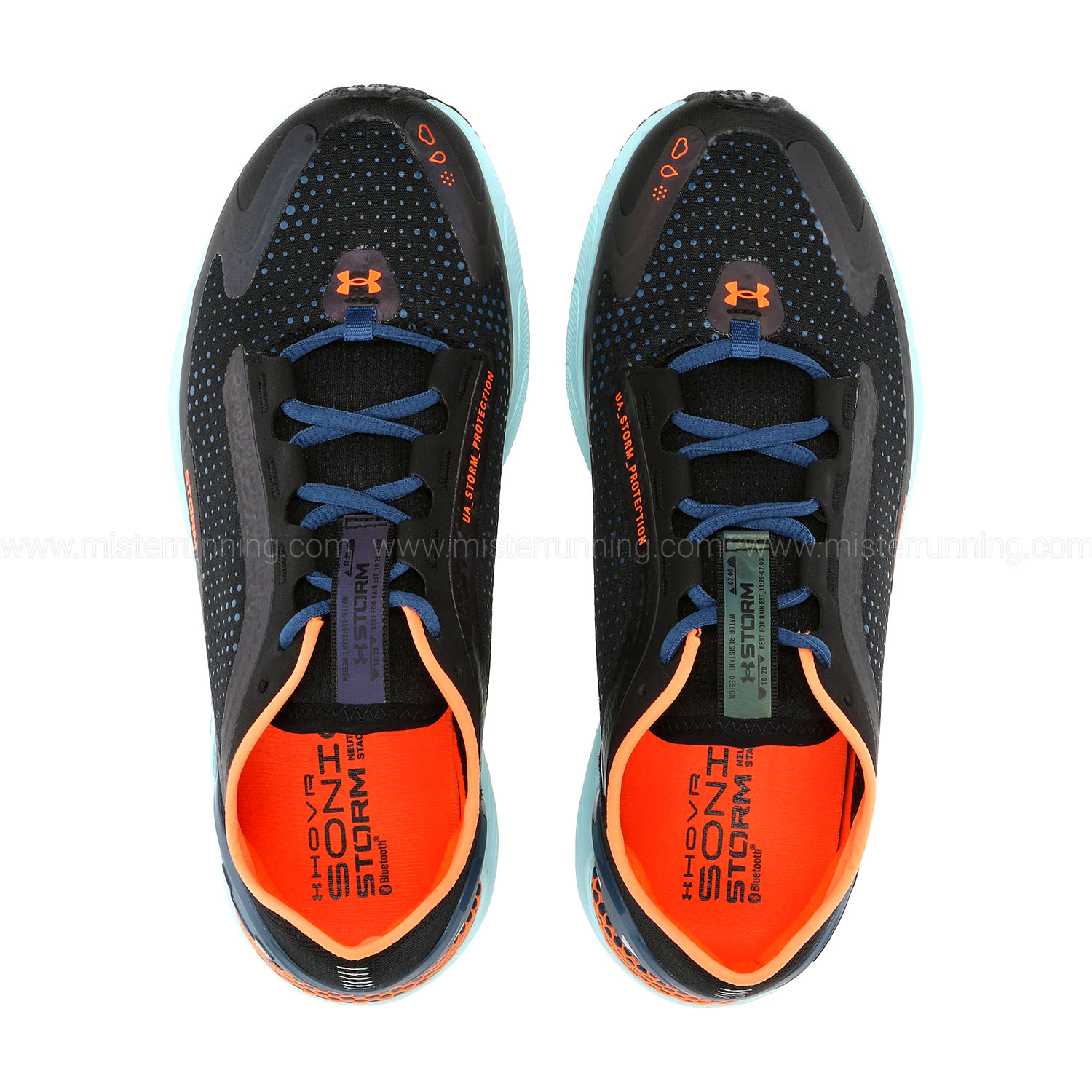 Under Armour HOVR Sonic 5 STORM Black/Petrol Blue/Panic Orange