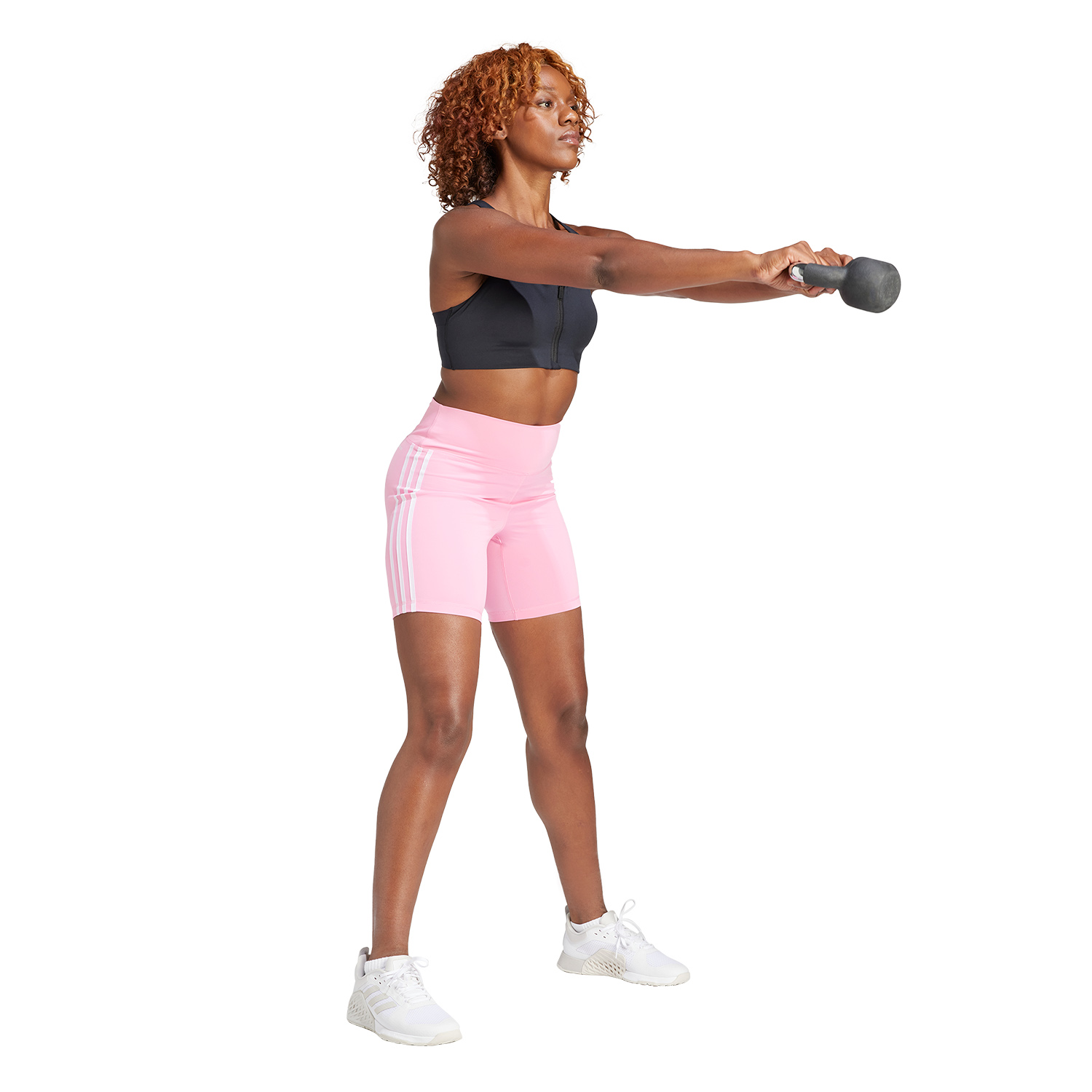 adidas 3 Stripes 7in Pantaloncini Bliss Pink