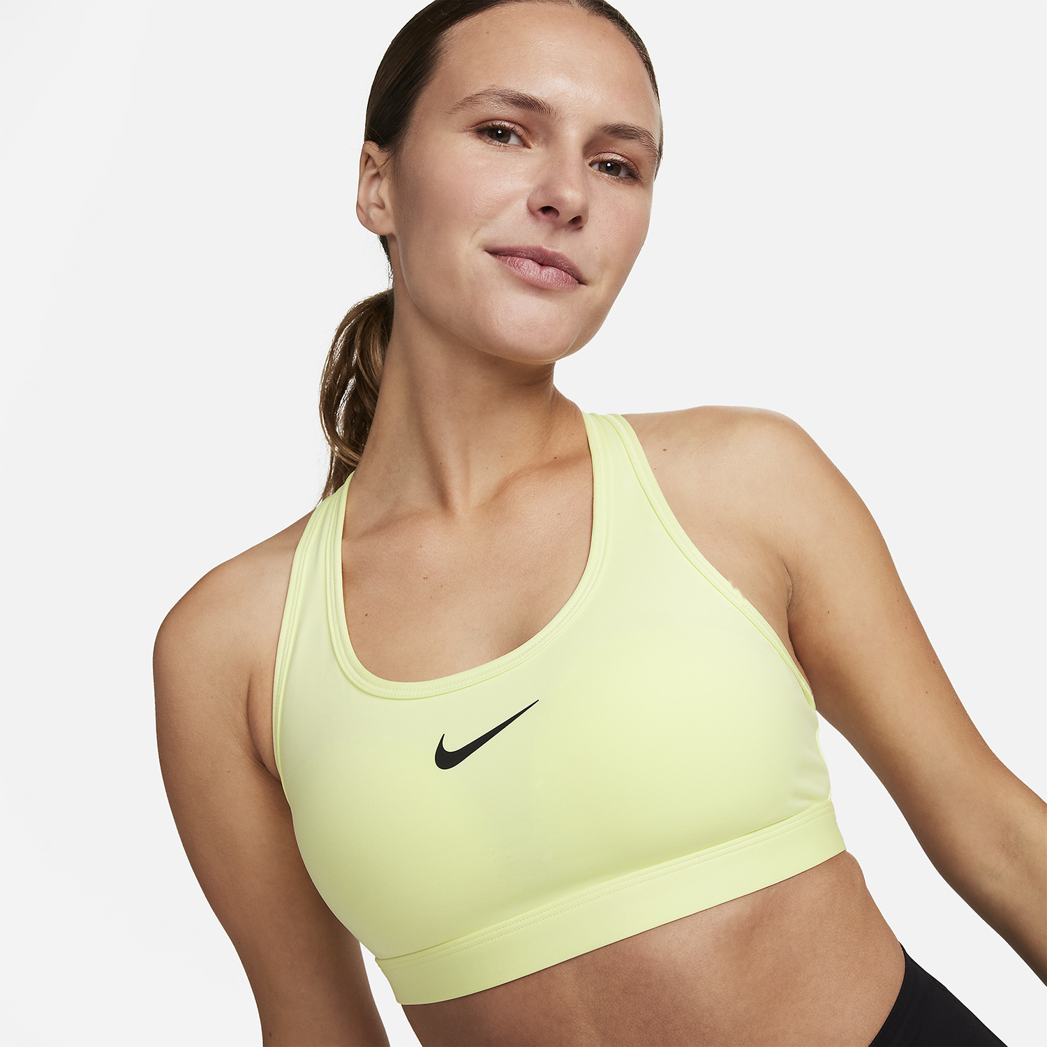 Nike Swoosh Dri-FIT Reggiseno Sportivo Luminous Green/Black