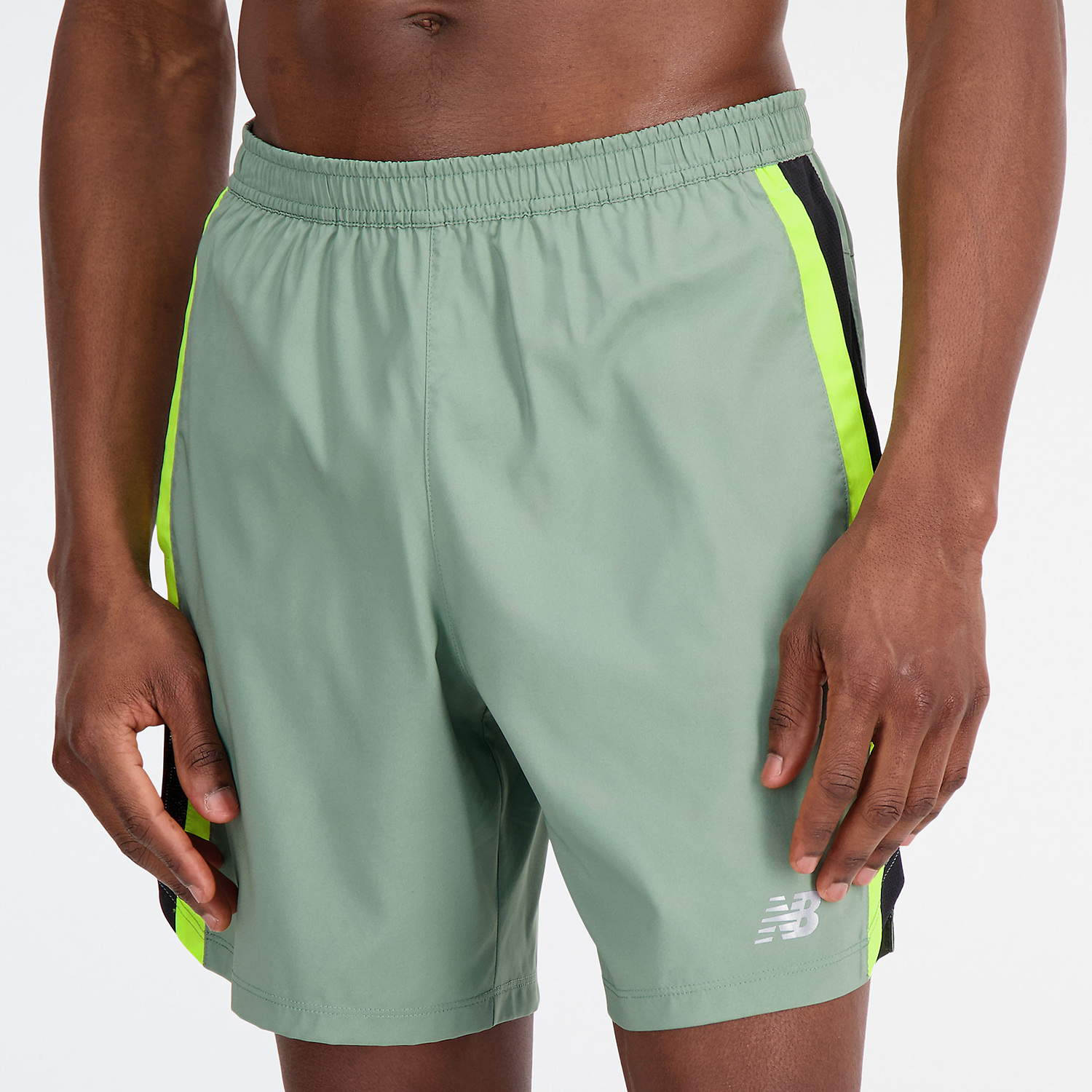 New Balance Accelerate Logo 7in Pantaloncini Dark Juniper