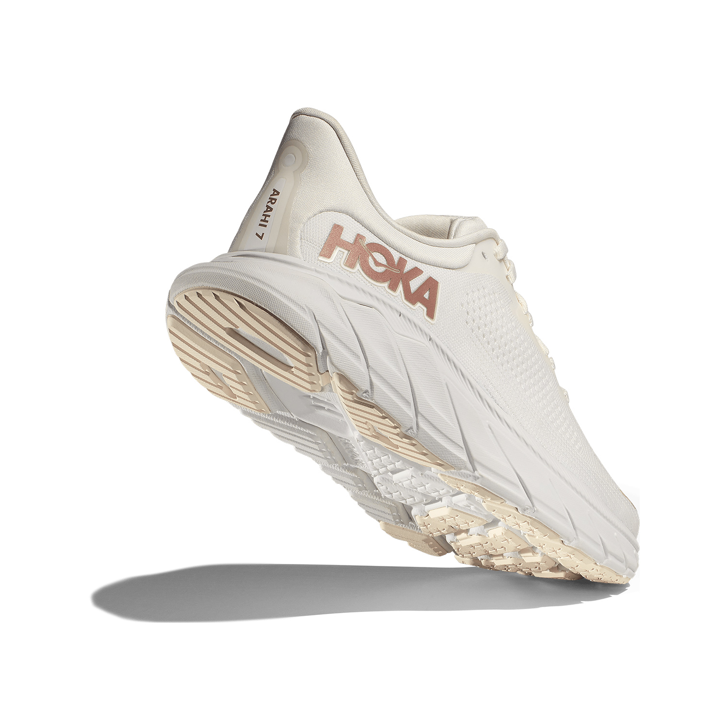Hoka Arahi 7 Blanc De Blanc/Rose Gold