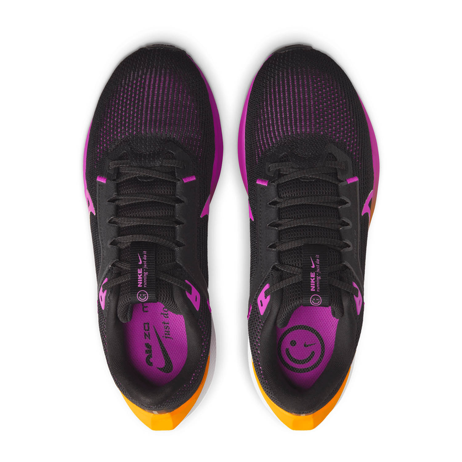 Nike Air Zoom Pegasus 40 Black/Hyper Violet/Laser Orange/White