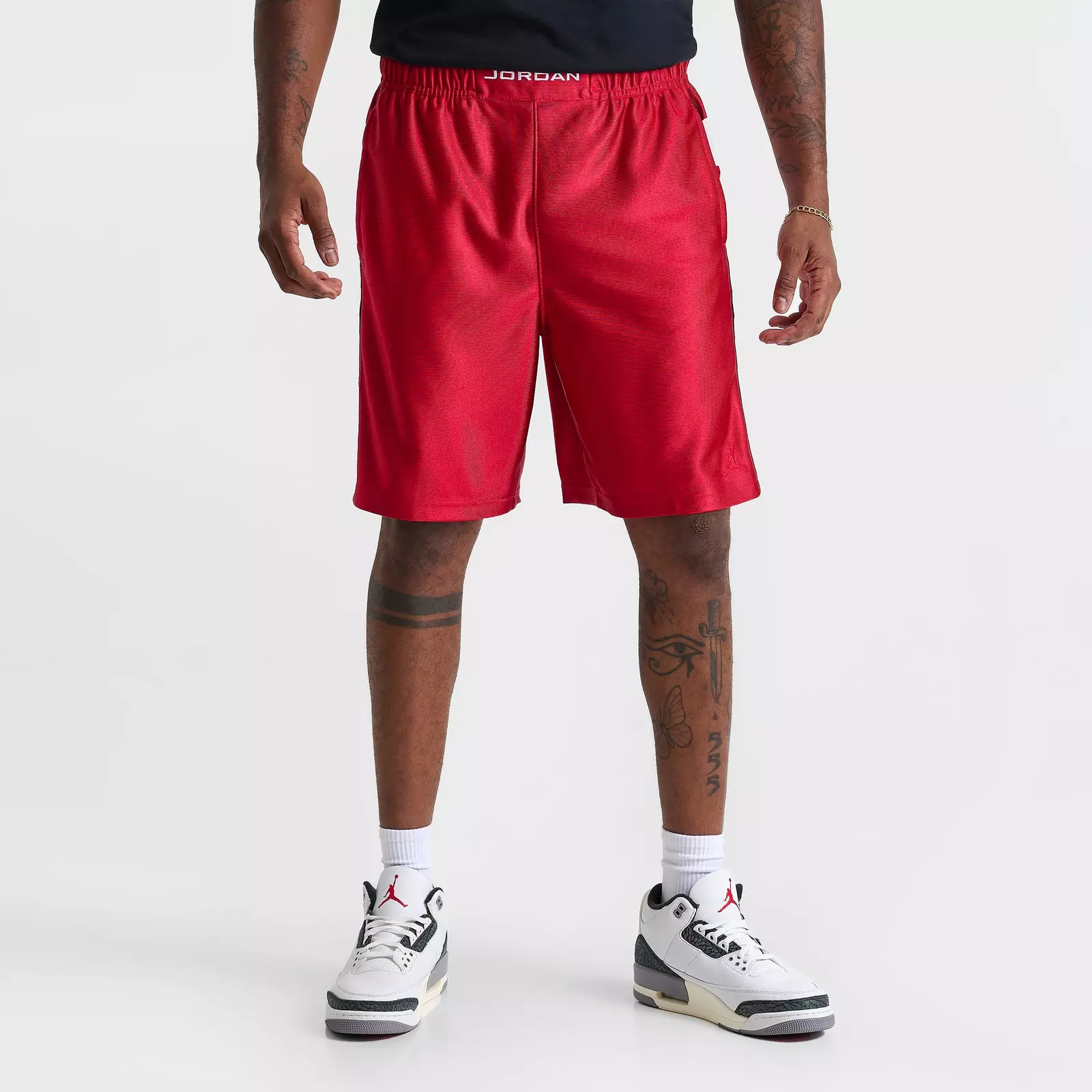 Men's Jordan Brooklyn Cat Scratch Basketball Shorts