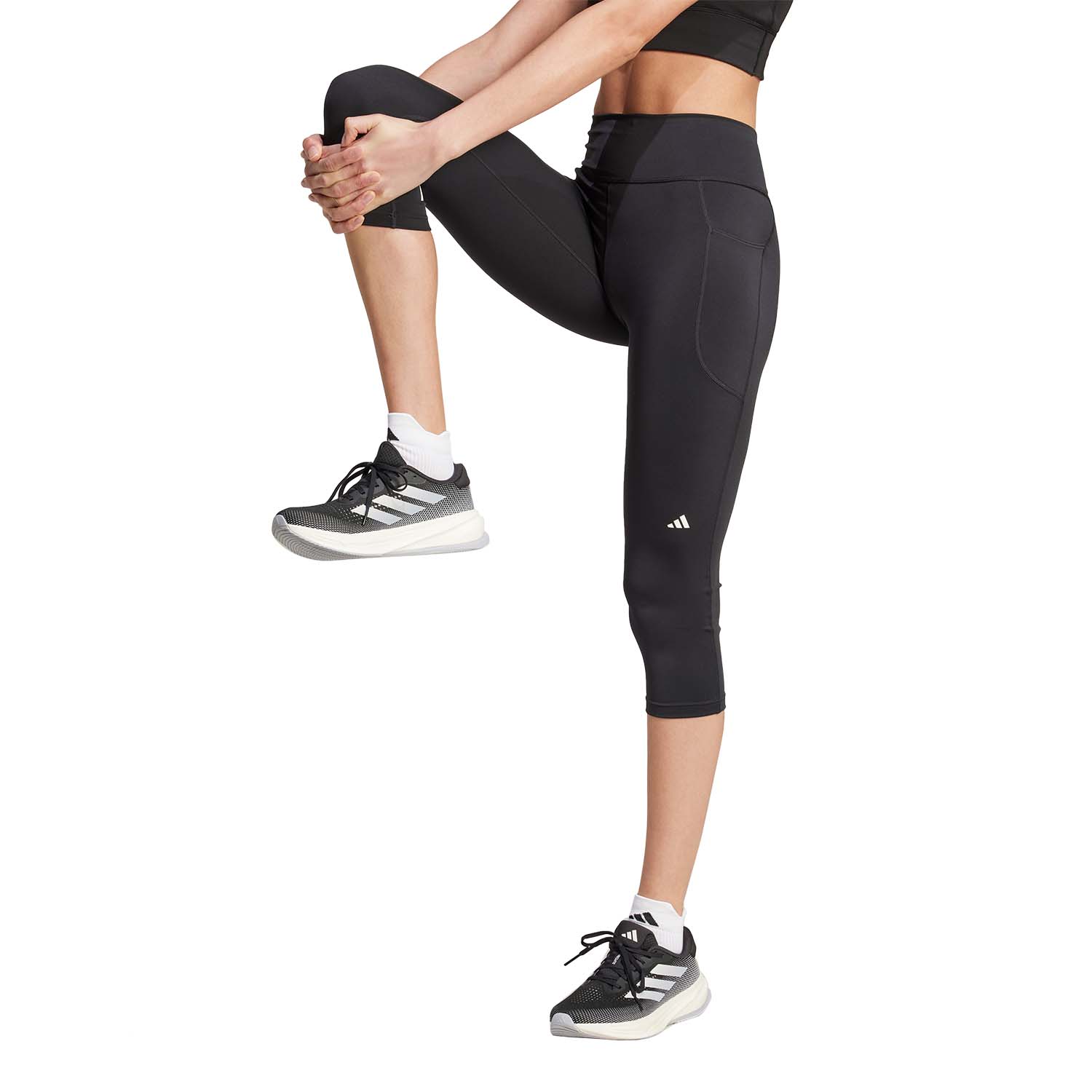 adidas Dailyrun 3/4 Tights Black/White