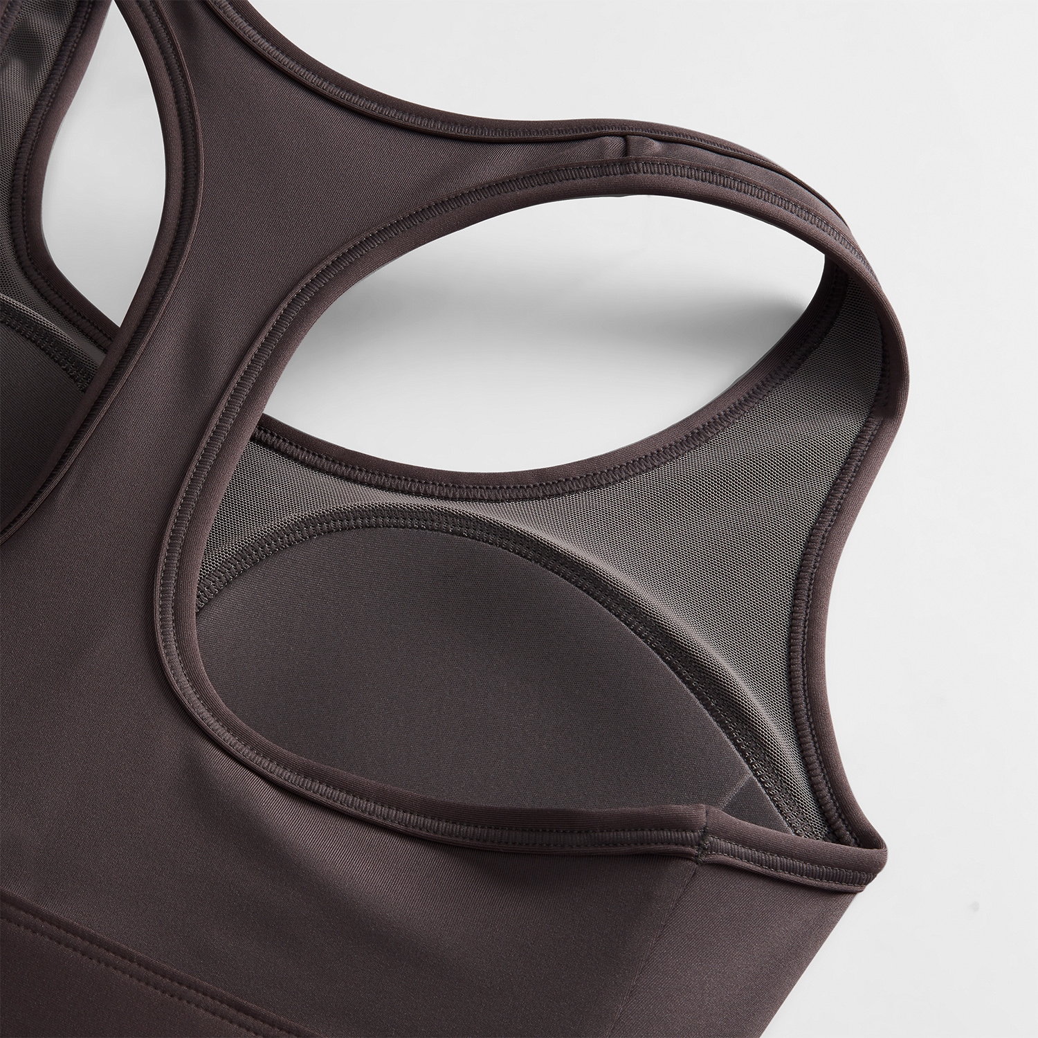 Nike Swoosh Dri-FIT Reggiseno Sportivo Medium Ash/White