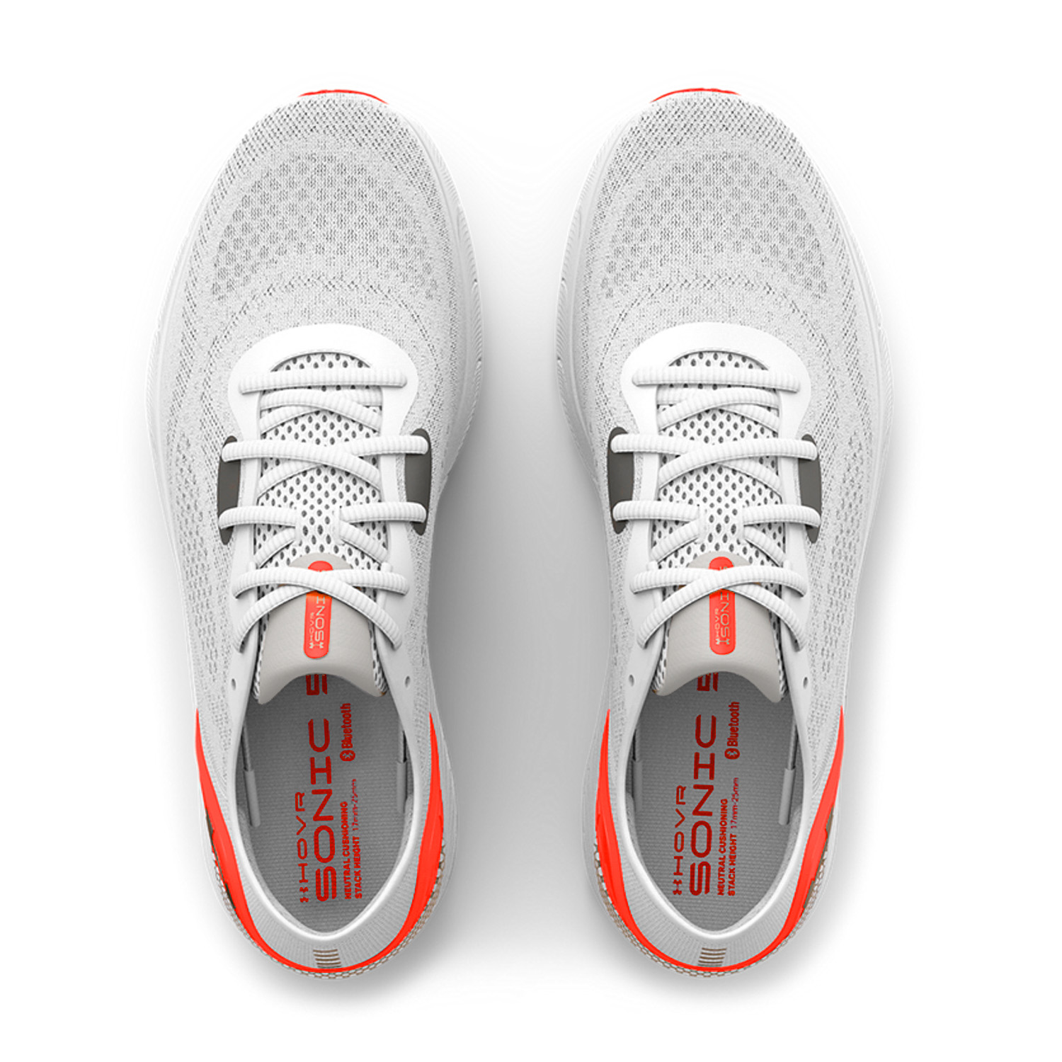 Under Armour HOVR Sonic 5 White/Bolt Red/Metallic Pewter
