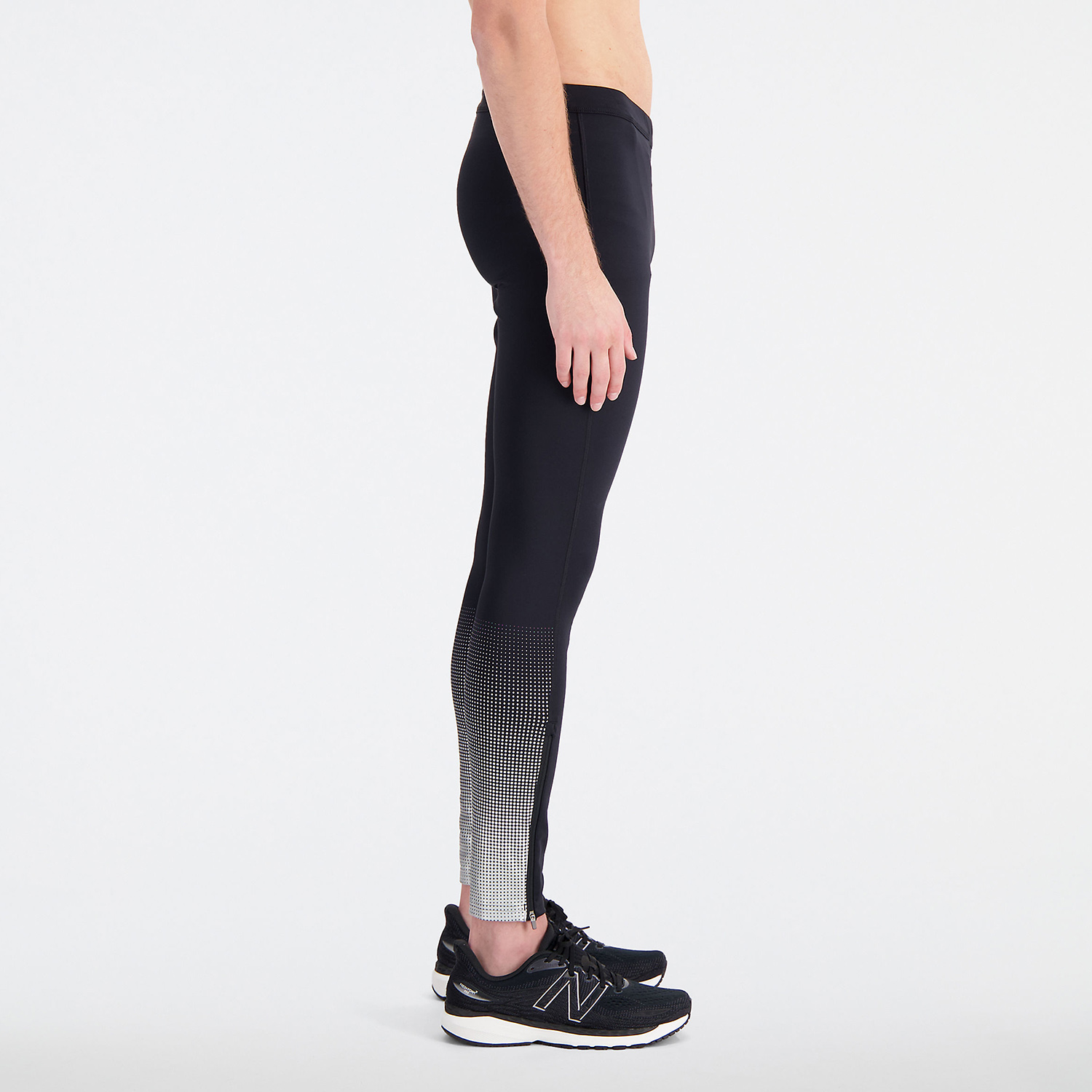New Balance Accelerate Tights Black Metallic