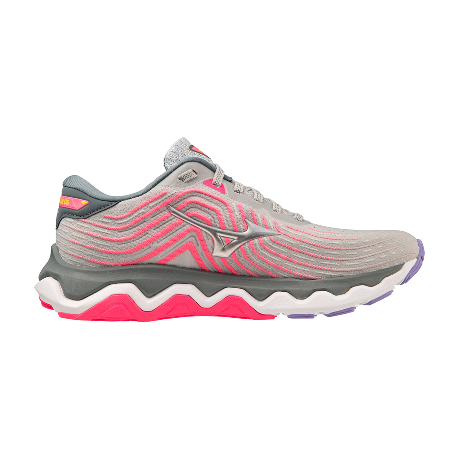 Mizuno Wave Horizon 6 Surf The Web/Silver/Neon Flame