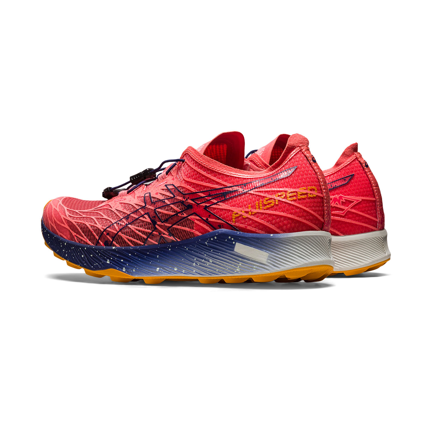 Asics FujiSpeed Papaya/Indigo Blue