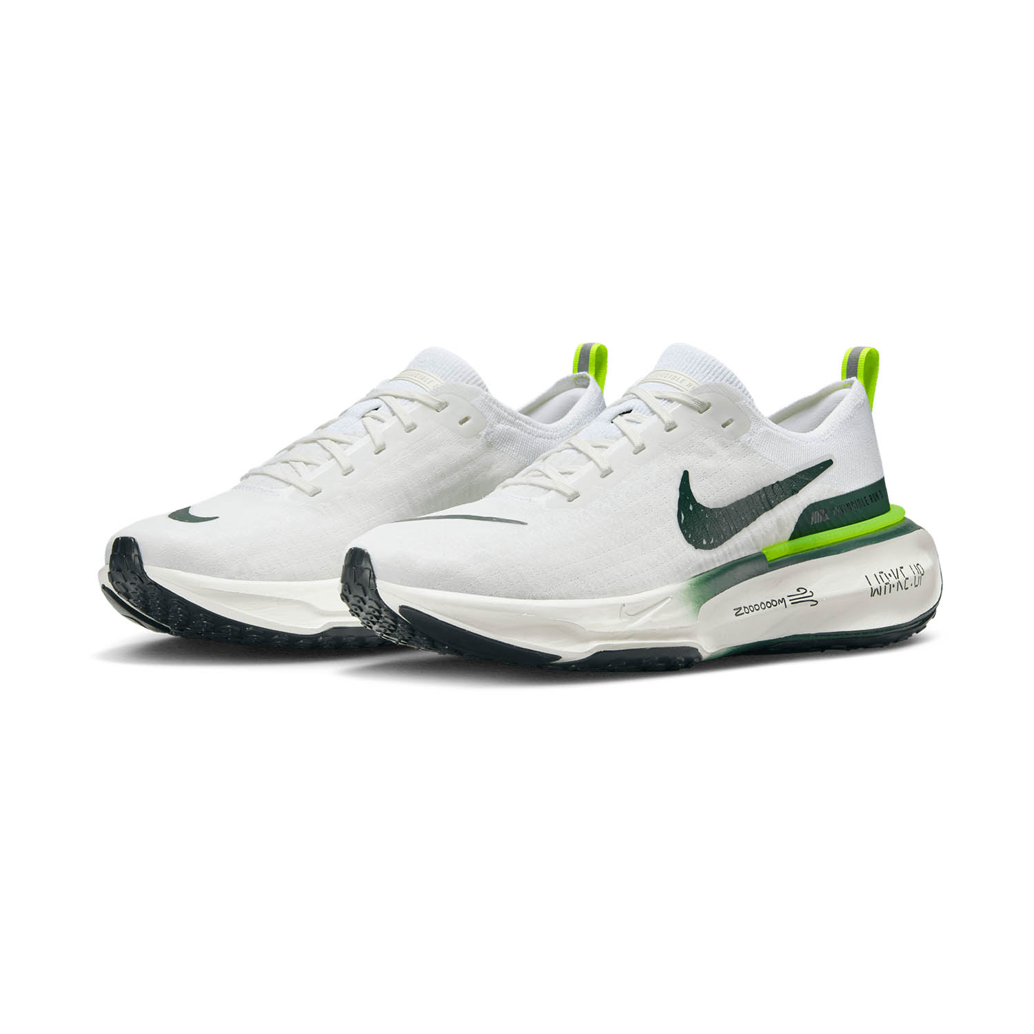 Nike ZoomX Invincible Run Flyknit 3 White/Pro Green/Volt/Black