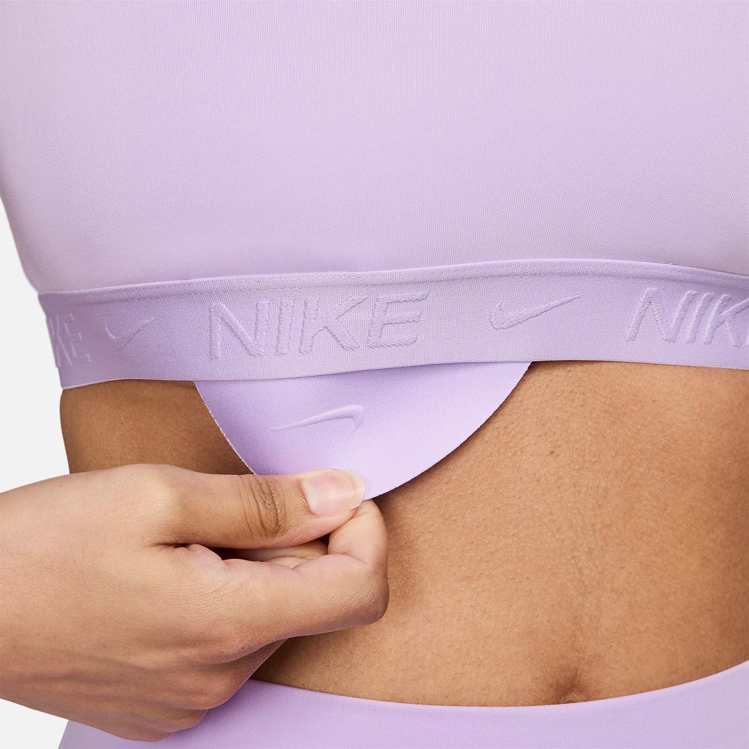 Nike Indy Crew Reggiseno Sportivo Lilac Bloom
