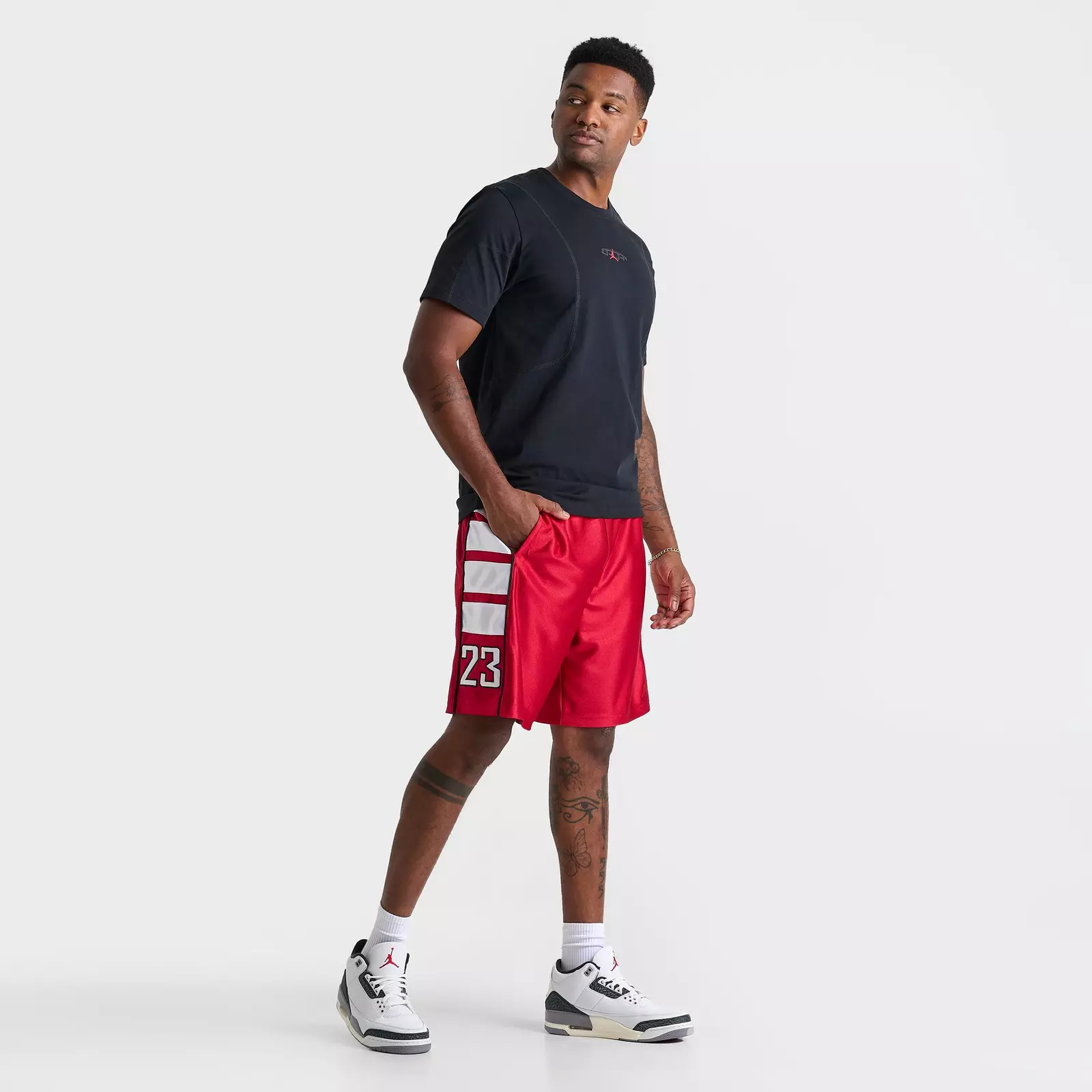 Men's Jordan Brooklyn Cat Scratch Basketball Shorts