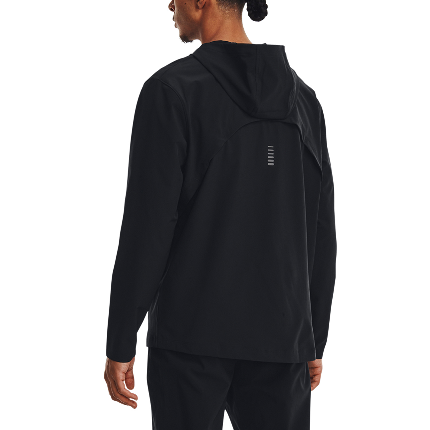 Under Armour Outrun The Storm Giacca Black/Jet Gray/Reflective