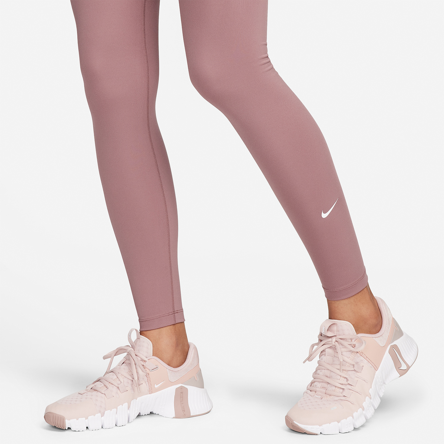 Nike One Tights Smokey Mauve/White