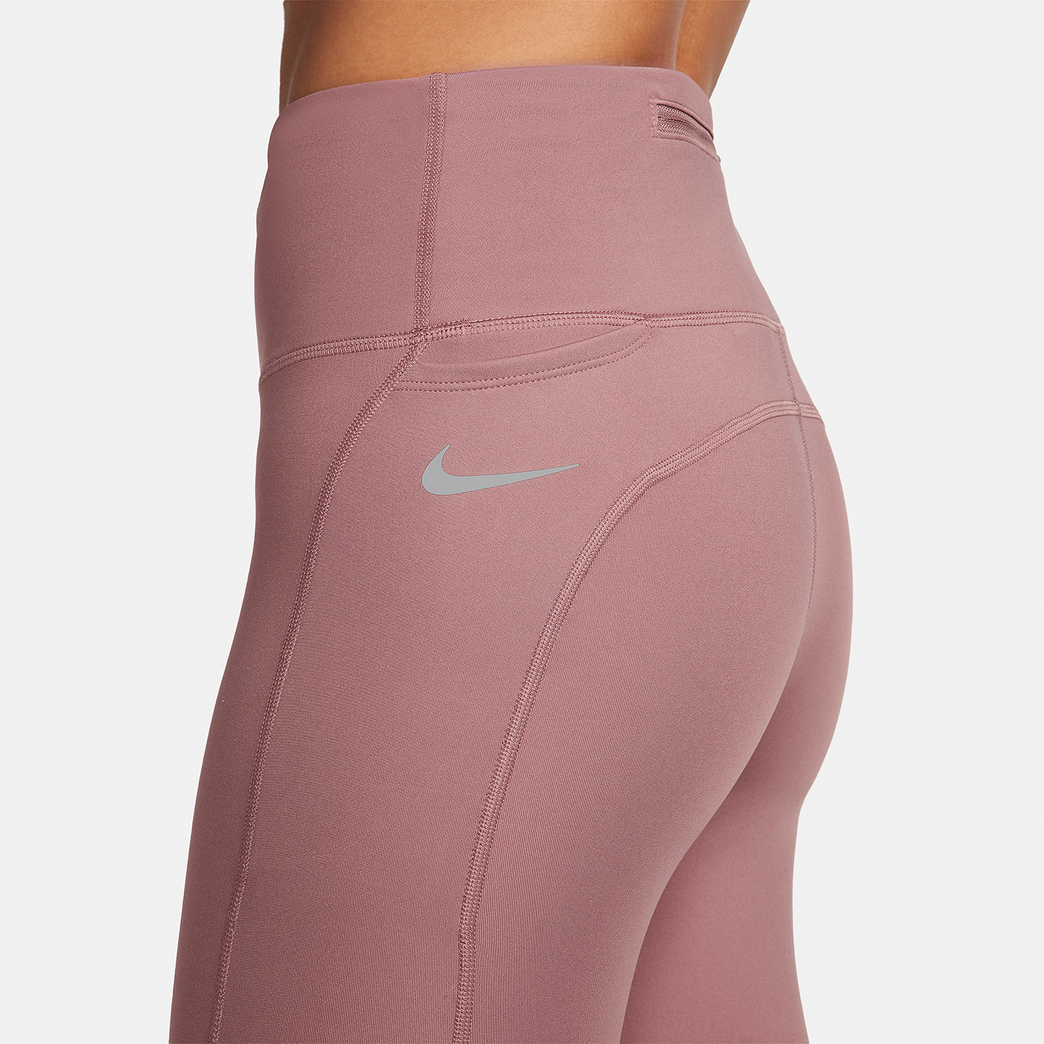 Nike Dri-FIT Fast Tights Smokey Mauve/Reflective Silver