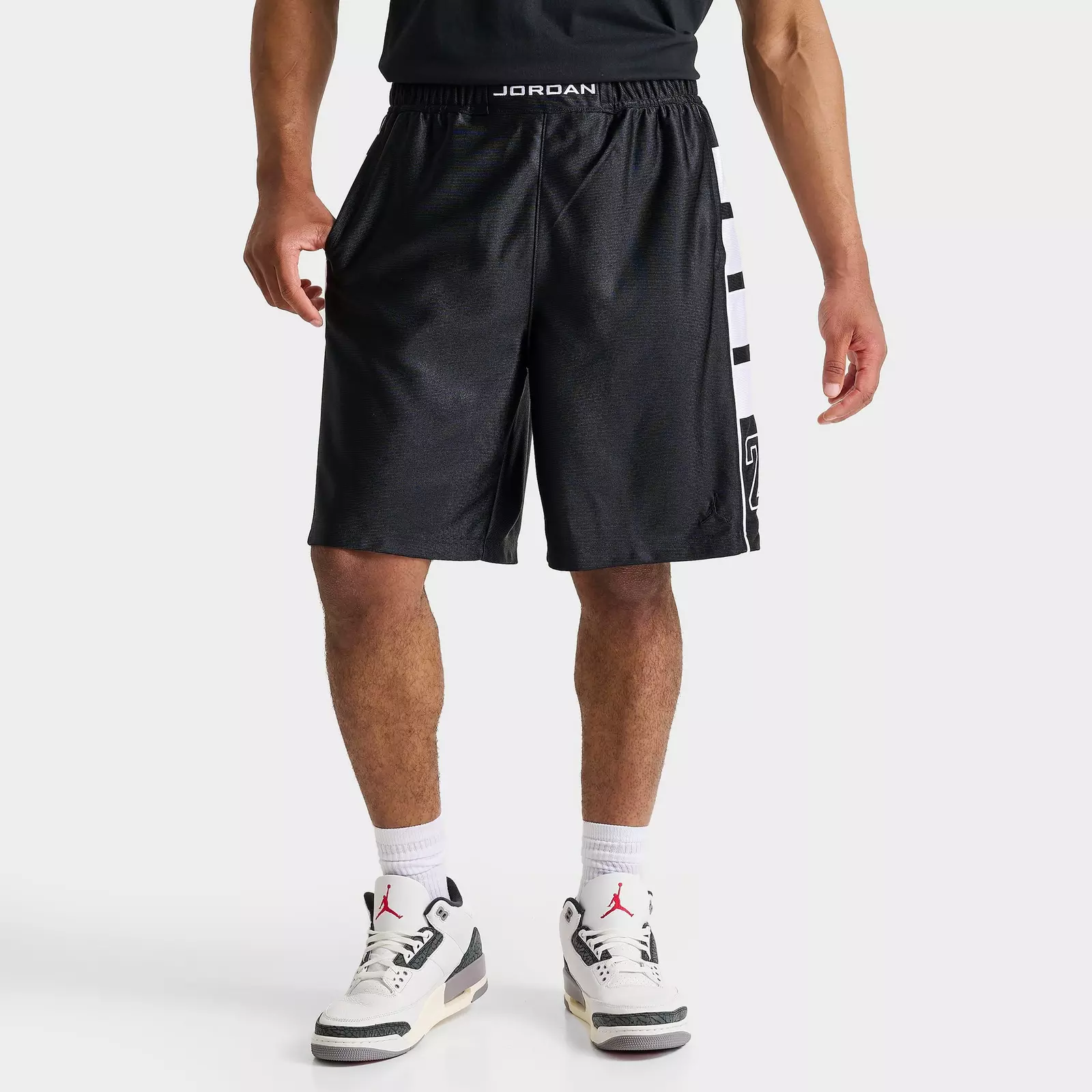 Men's Jordan Brooklyn Cat Scratch Basketball Shorts