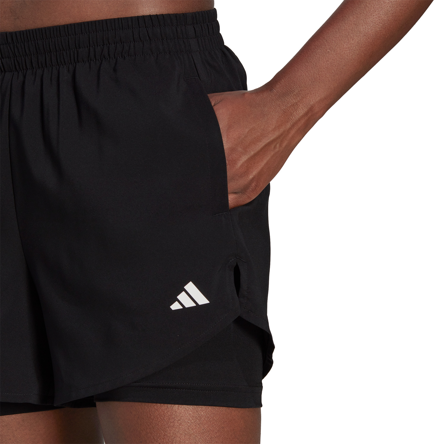 adidas Freelift 2 in 1 3in Pantaloncini Black/White