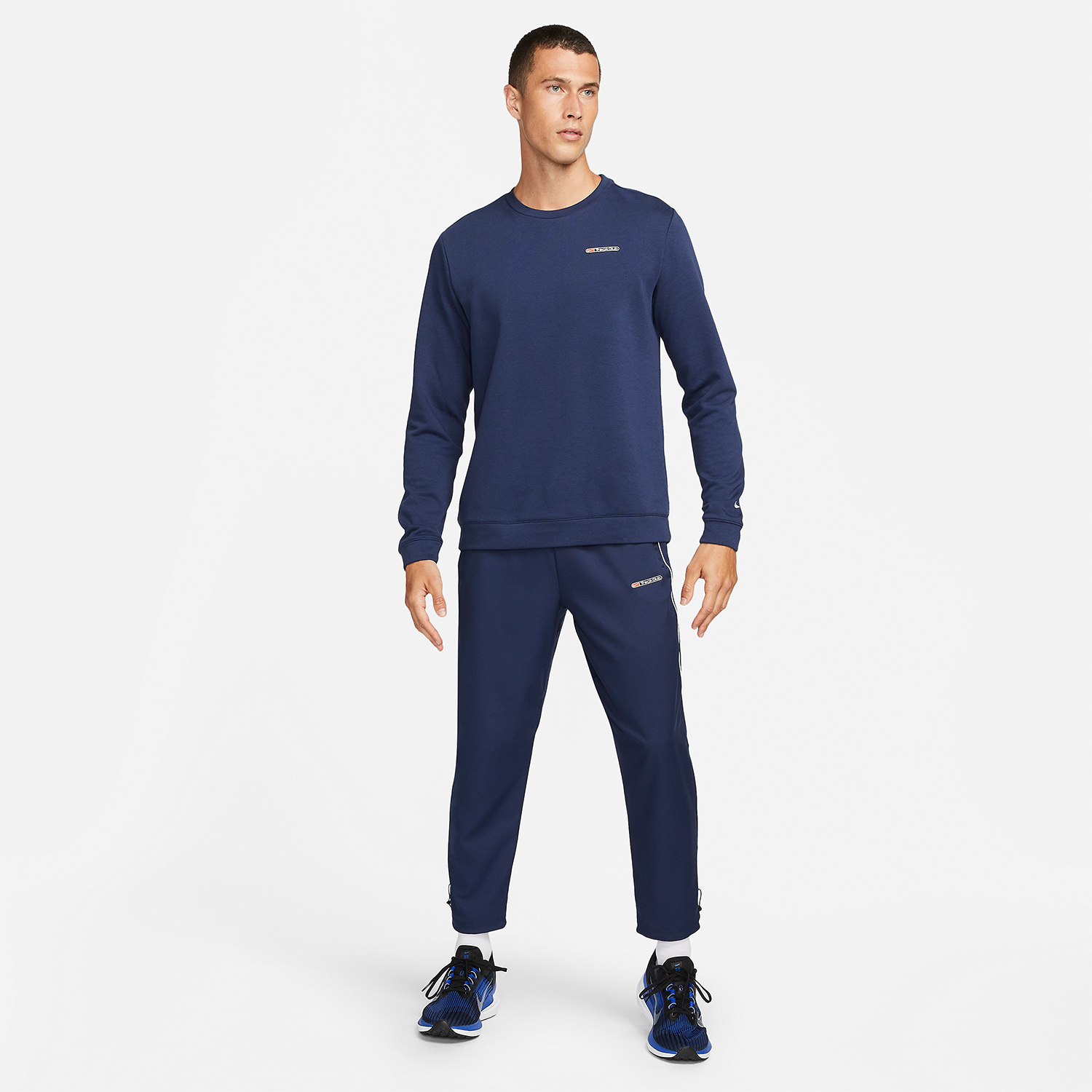 Nike Track Club Pantaloni Midnight Navy/Summit White