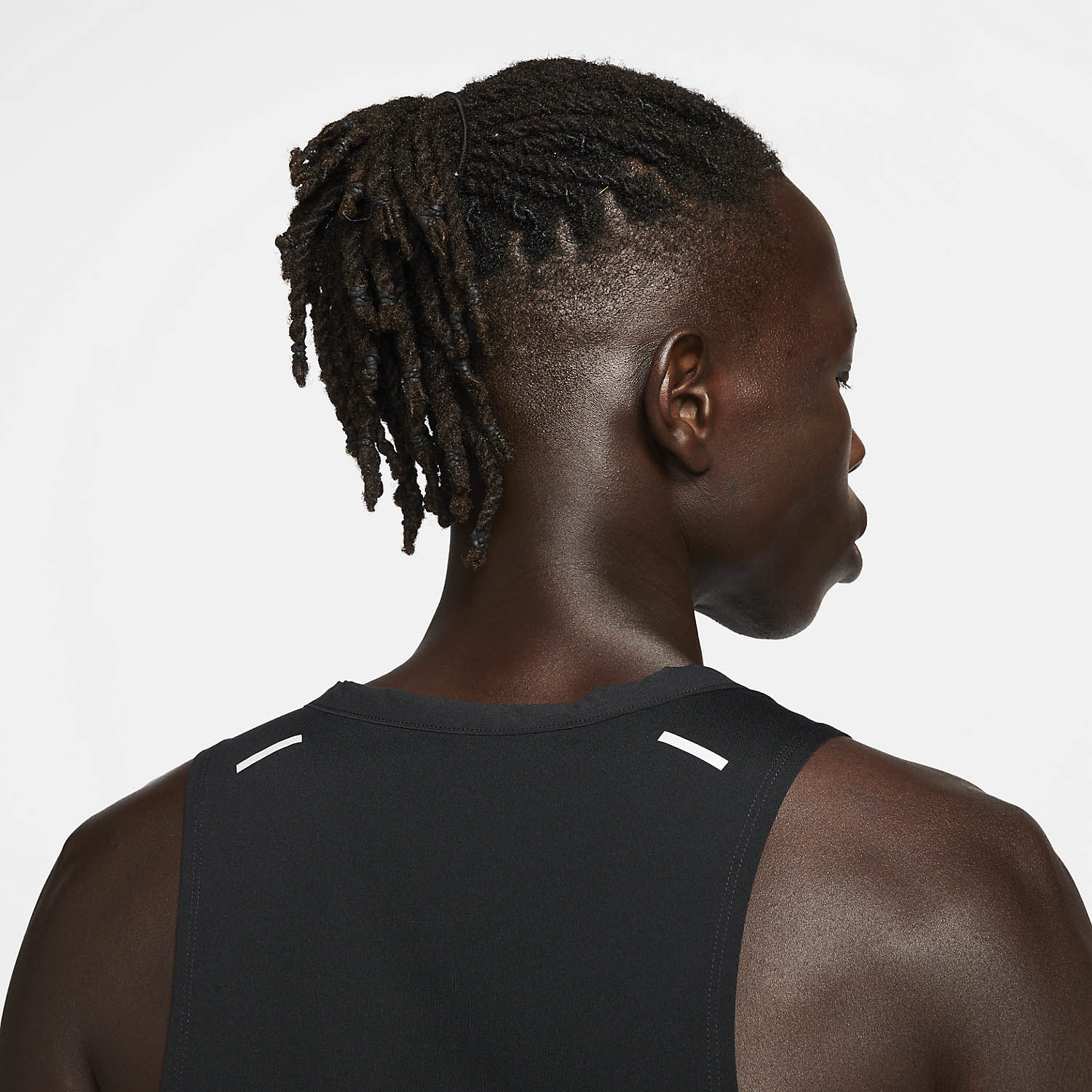 Nike Dri-FIT Rise 365 Canotta Black/Reflective Silver