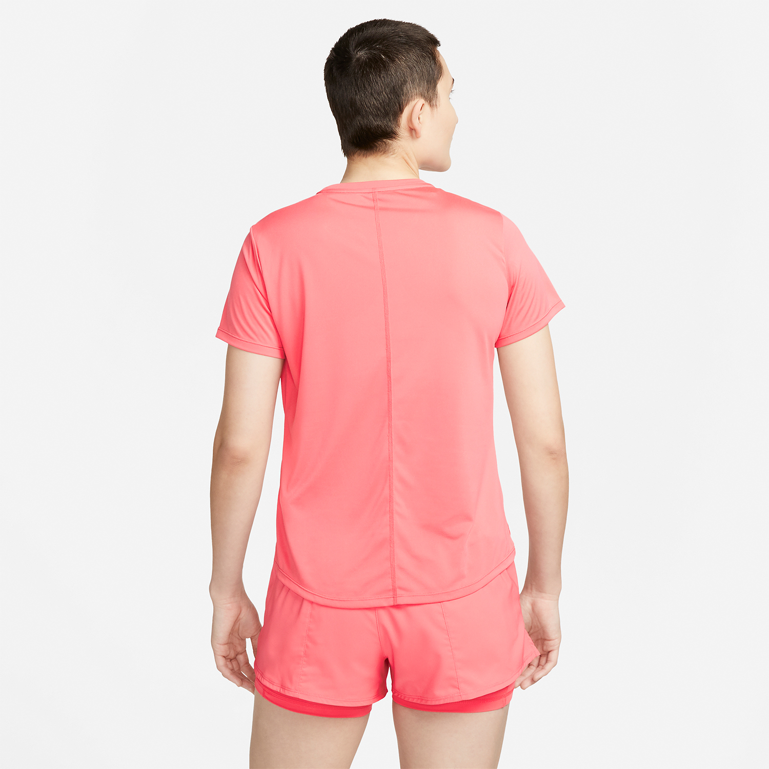 Nike One Dri-FIT Logo Maglietta Sea Coral/White