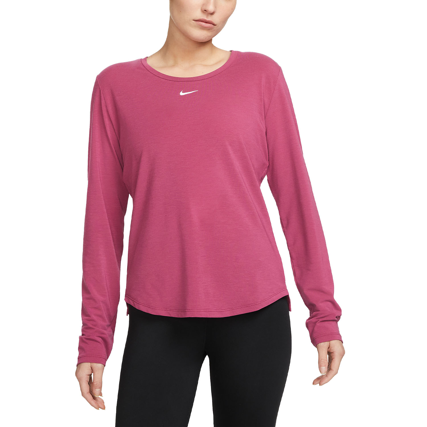 Nike Dri-FIT One Luxe Maglia Rosewood/Reflective Silver