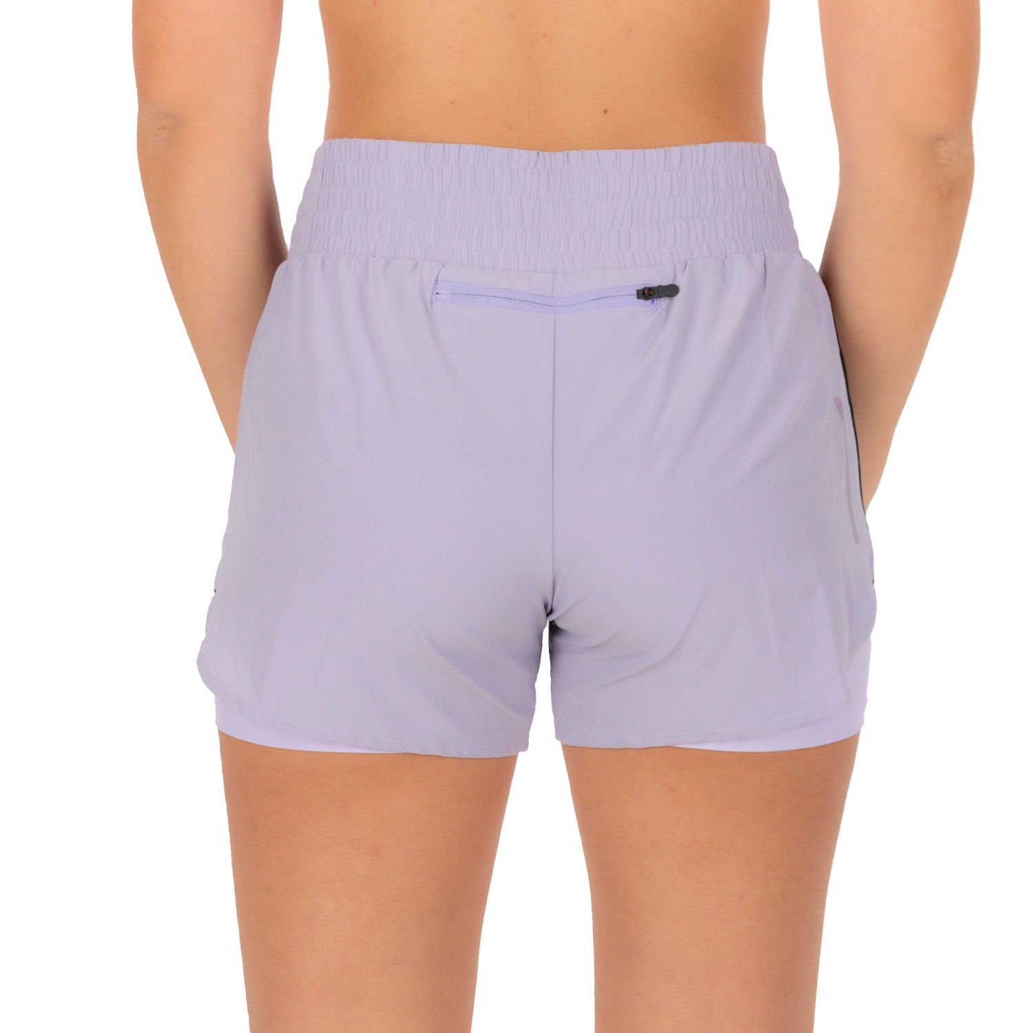 Mizuno Classic Logo 2 in 1 4.5in Pantaloncini Winsteria/Pastel Lilac