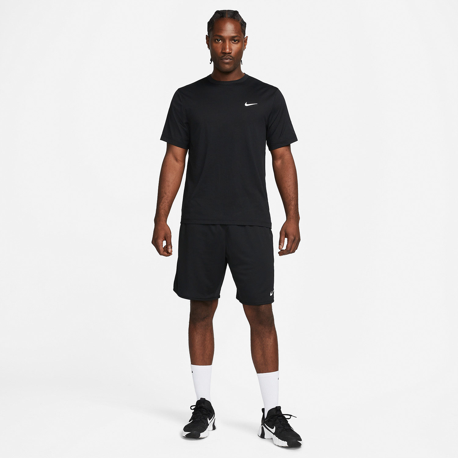 Nike Dri-FIT Hyverse Maglietta Black/White