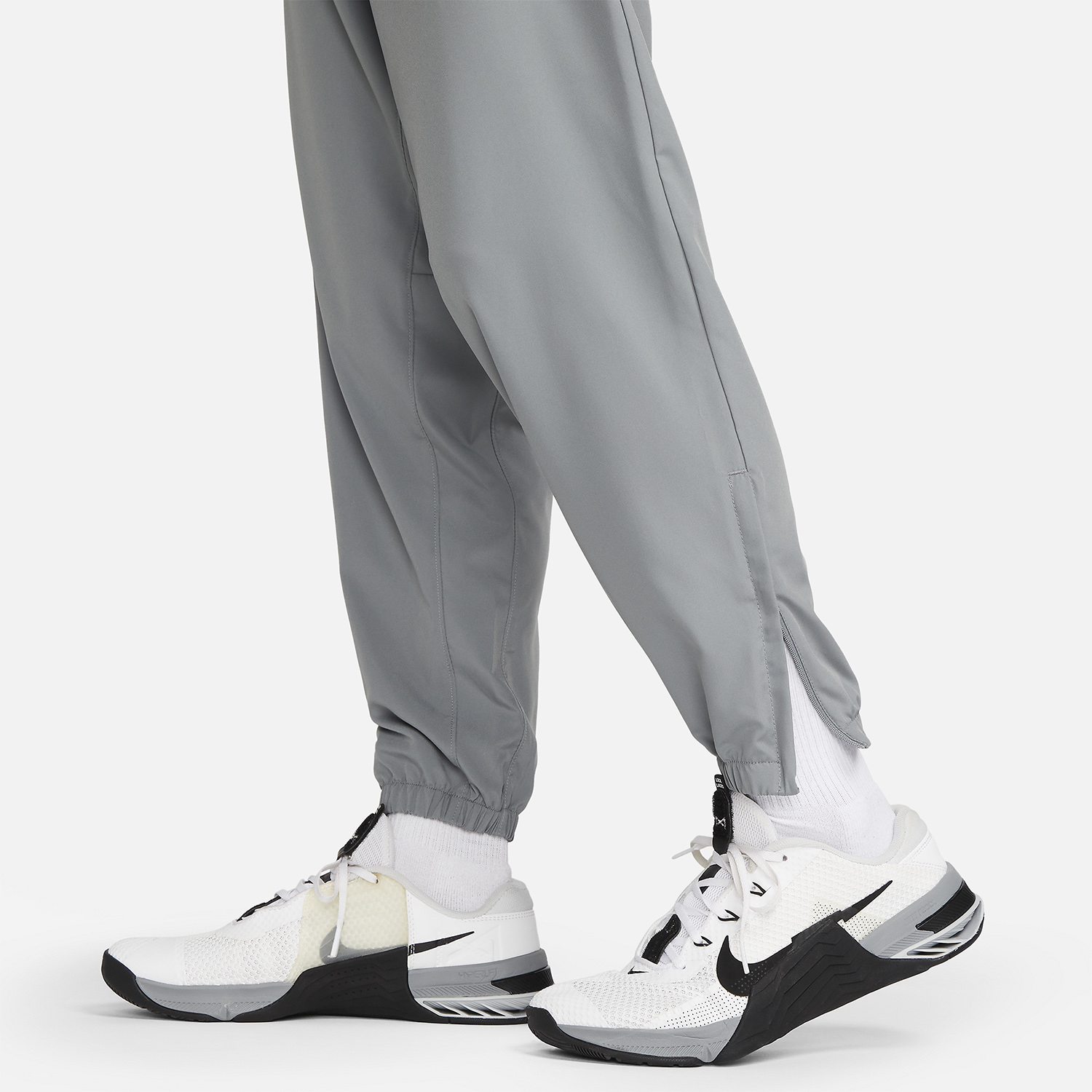 Nike Dri-FIT Form Pantaloni Smoke Grey/Black/Reflective Silver
