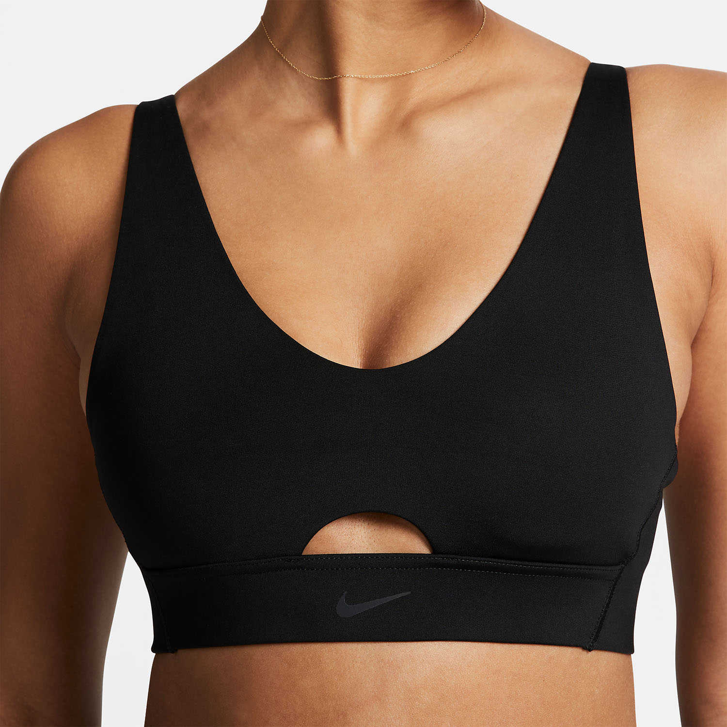 Nike Dri-FIT Indy Reggiseno Sportivo Black/Dark Smoke Grey